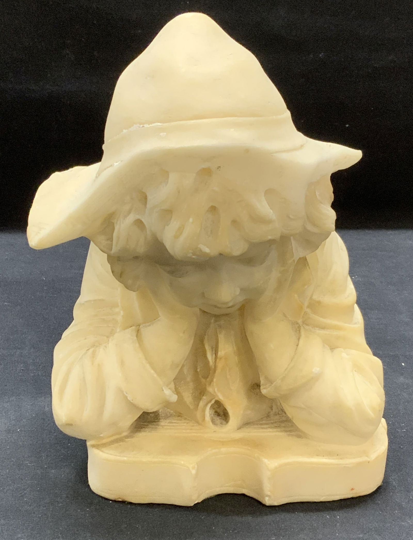 Vintage Carved Stone Child Bust Sculpture (1 of 7)