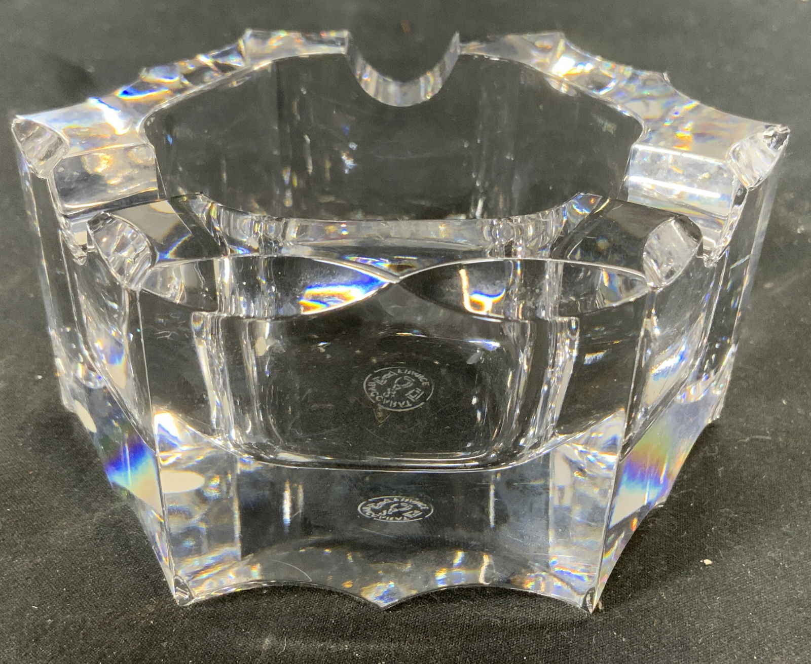 BACCARAT FRANCE Cut Crystal Trinket Dish Vessel (1 of 8)