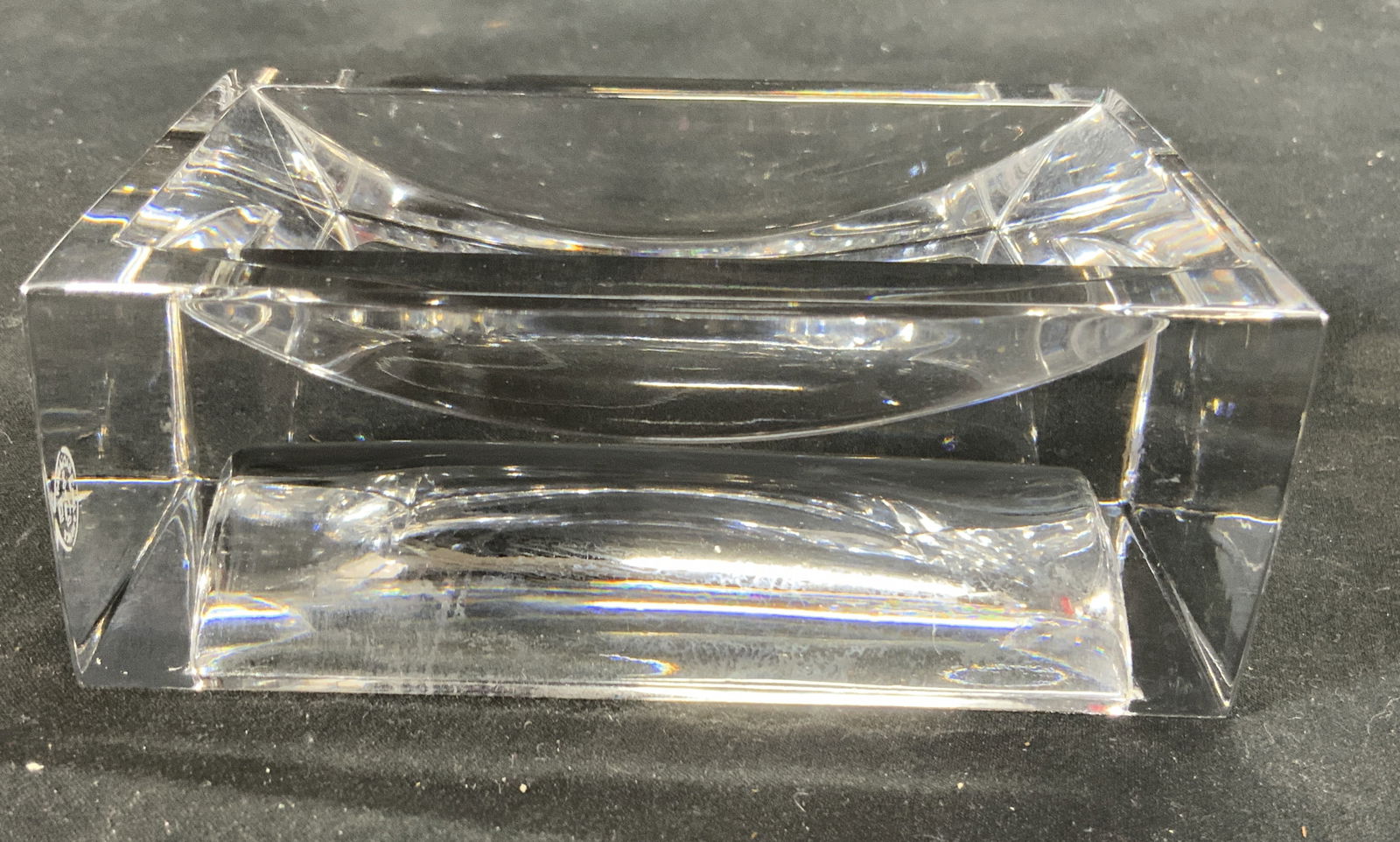 BACCARAT FRANCE Crystal Soap Dish (1 of 9)