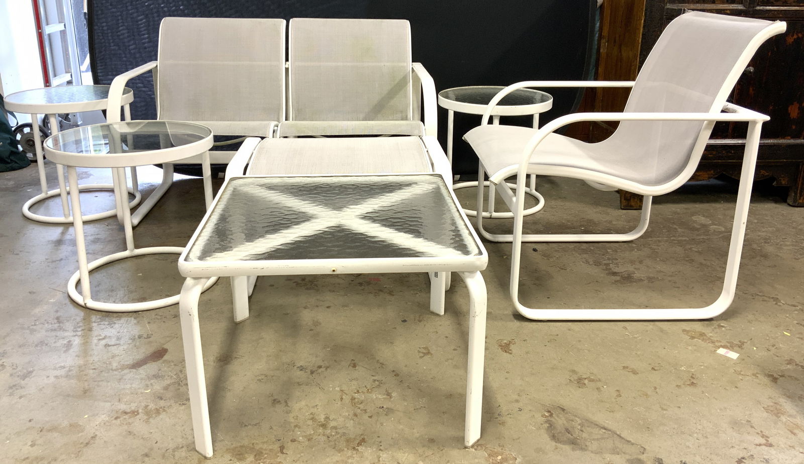 Brown Jordan Set 7 Outdoor Furniture Auction