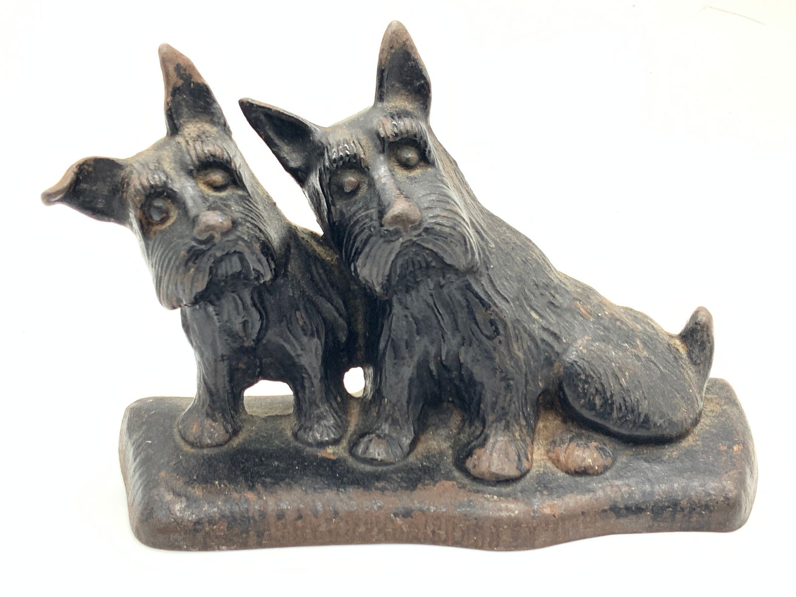 NSM.CO Antique Scottie Dog Iron Door Stop (1 of 9)