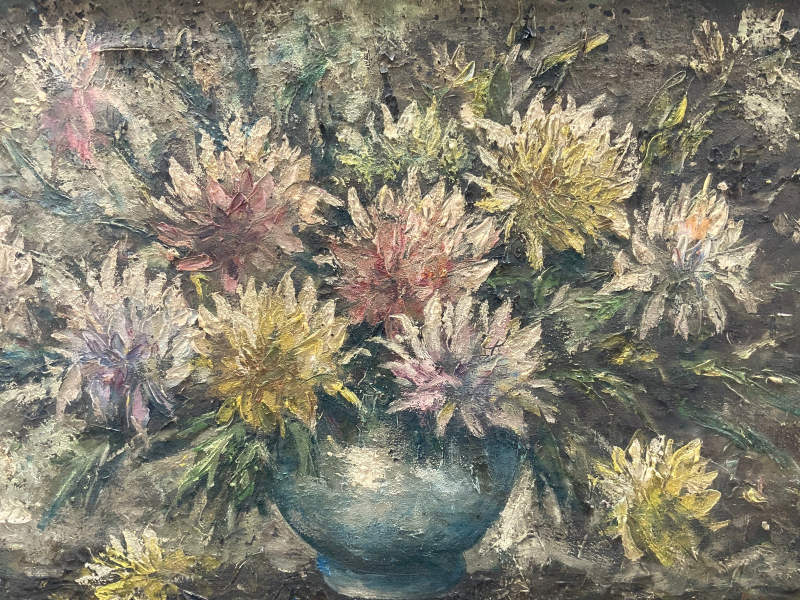 Signed Vintage Floral Still Life Oil Painting (1 of 11)