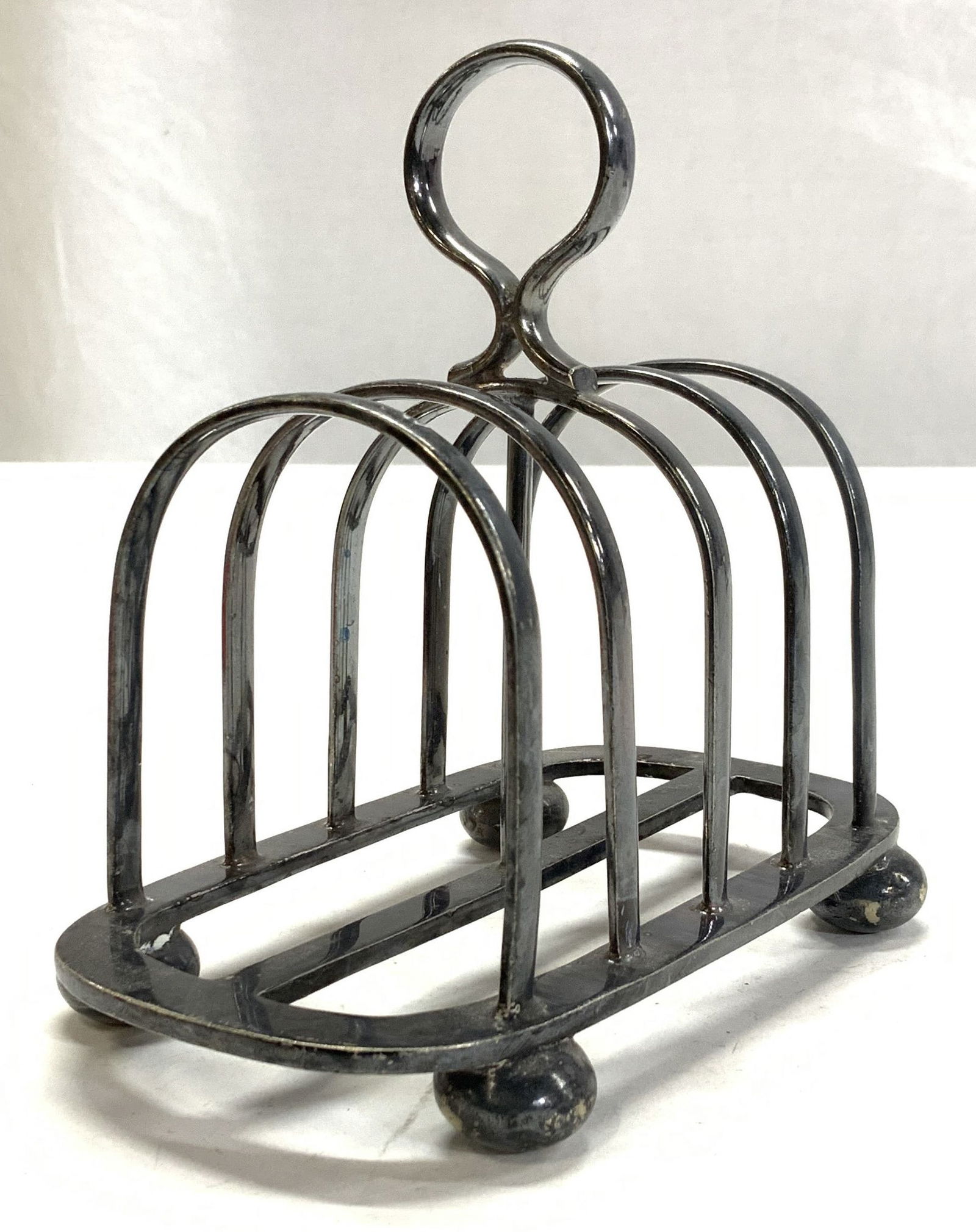 Walker & Hall Silver Plate Toast Caddy, England (1 of 6)