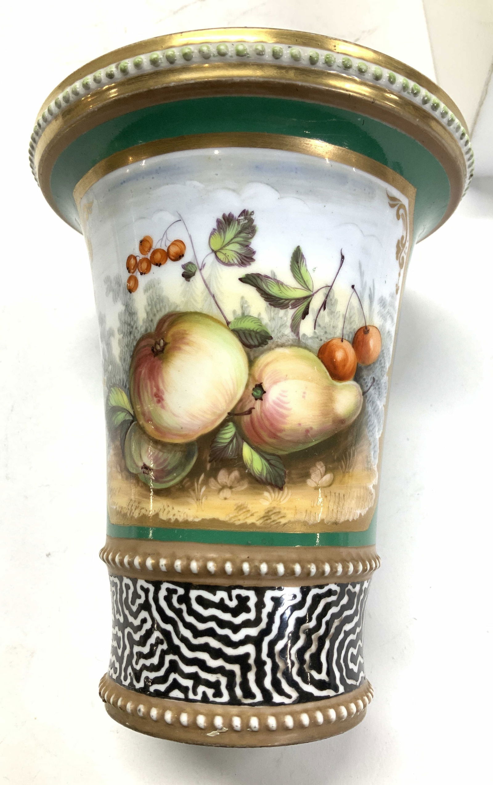 Hand Painted Enamel Toleware Vase (1 of 8)