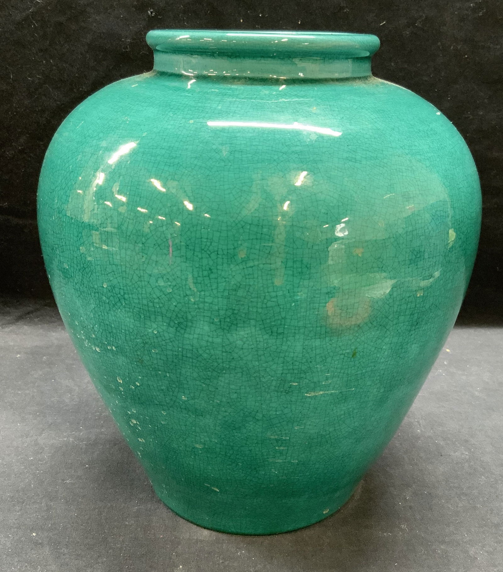 Handmade Turquoise Glazed Pottery Vase (1 of 6)