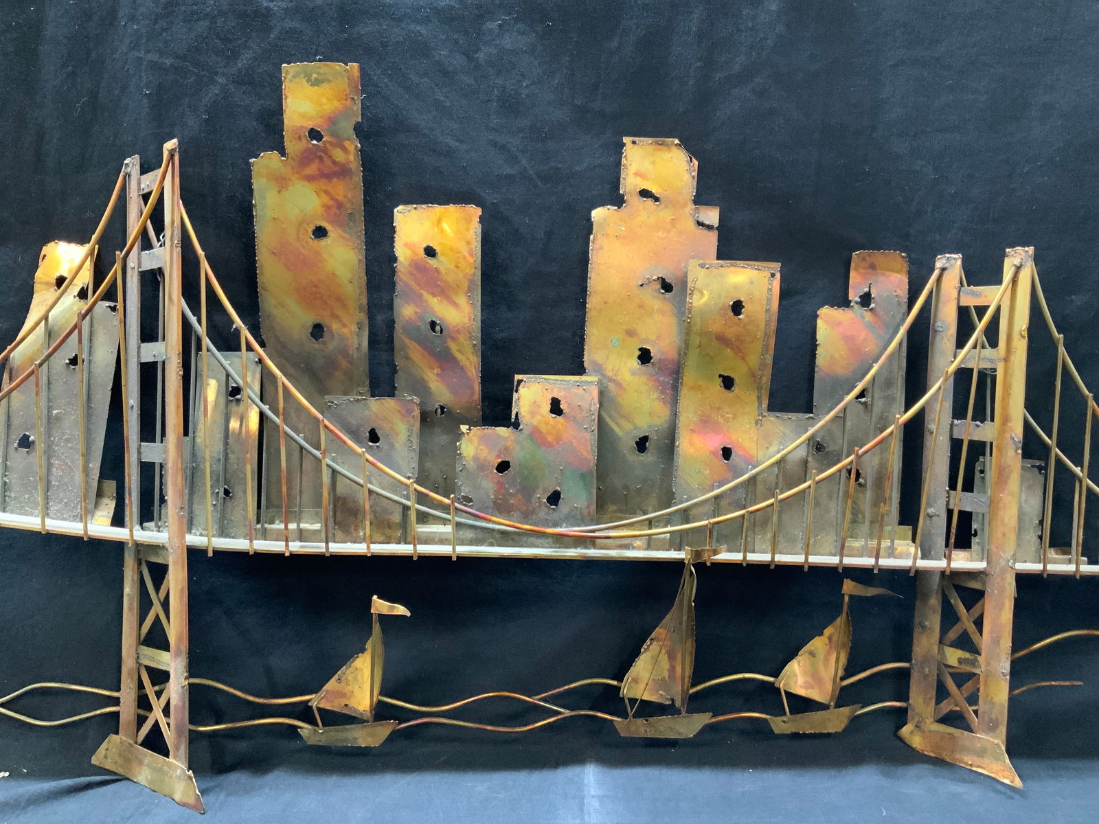 Curtis Jere Style Brutalist Wall Sculpture 3ft10in (1 of 12)