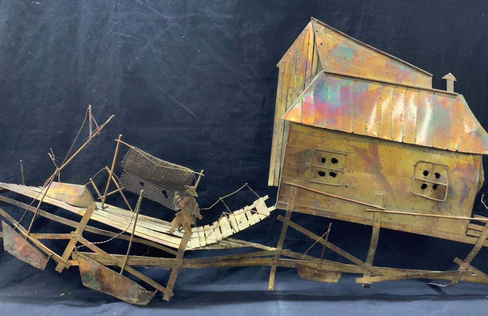 Curtis Jere Style Boat Dock Brutalist Sculpture XL (1 of 10)