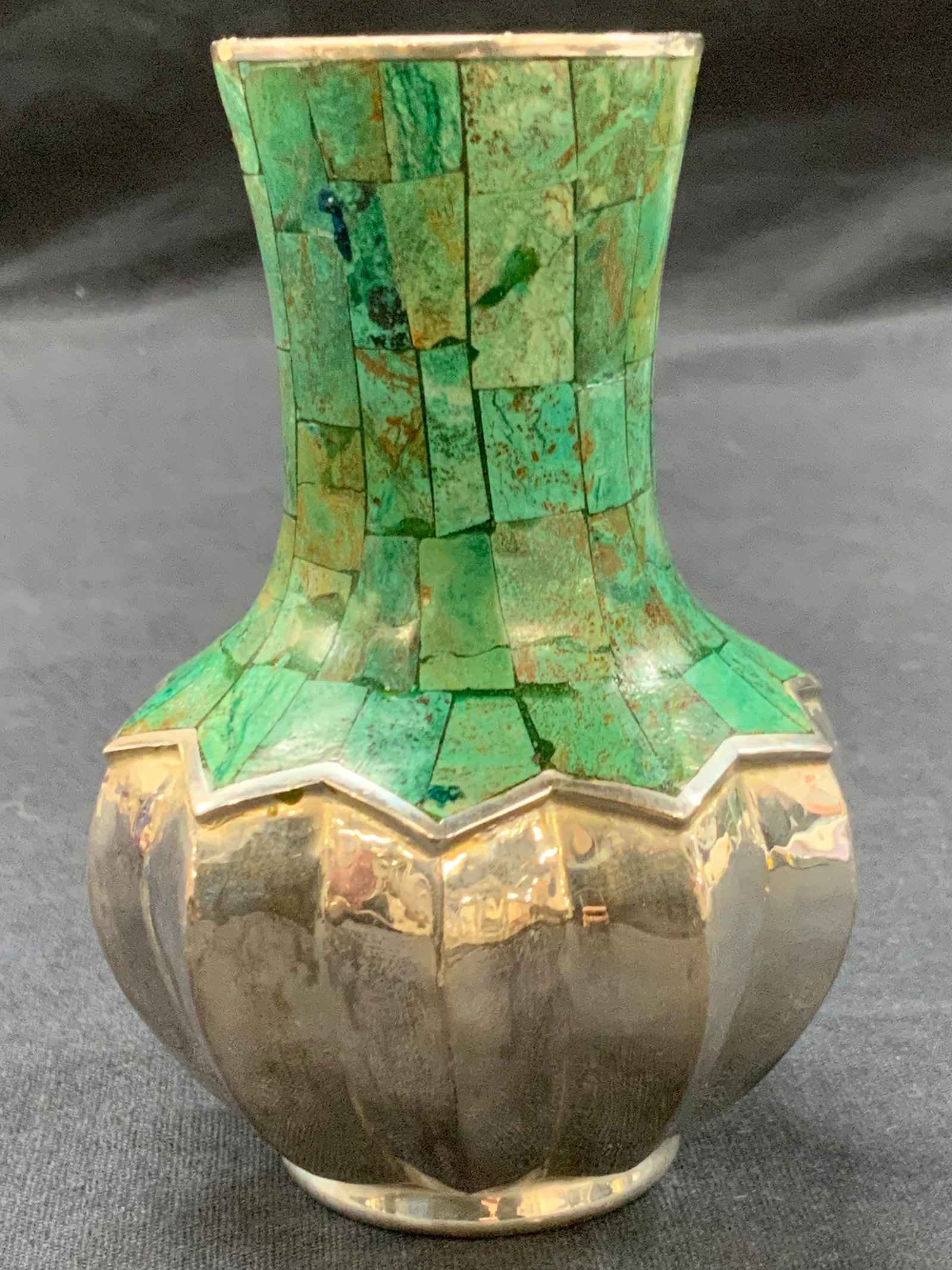 Emilia Castillo Silver Plated & Stone Vessel (1 of 7)