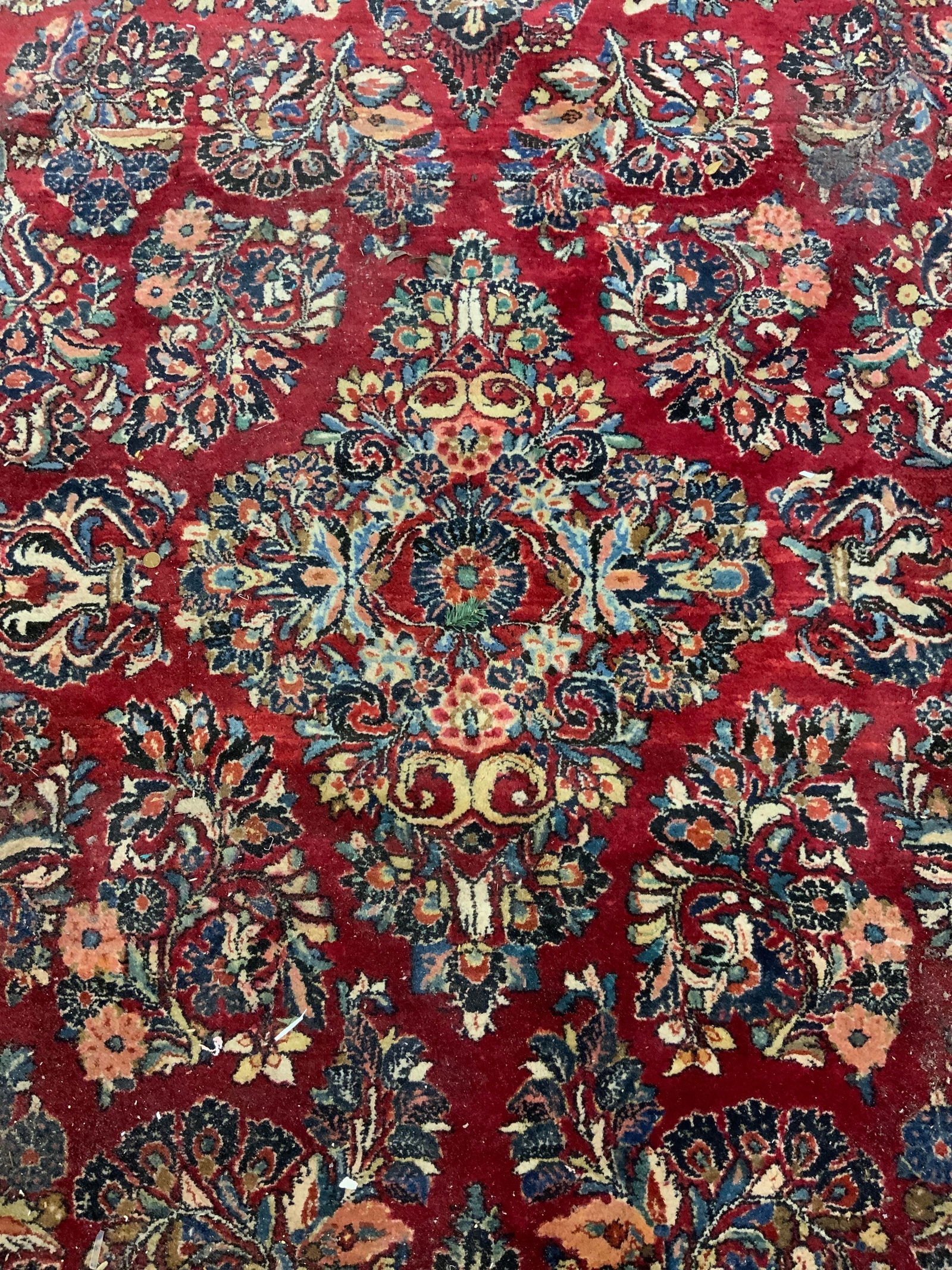 Vintage Oversized Handmade Persian Wool Rug (1 of 8)
