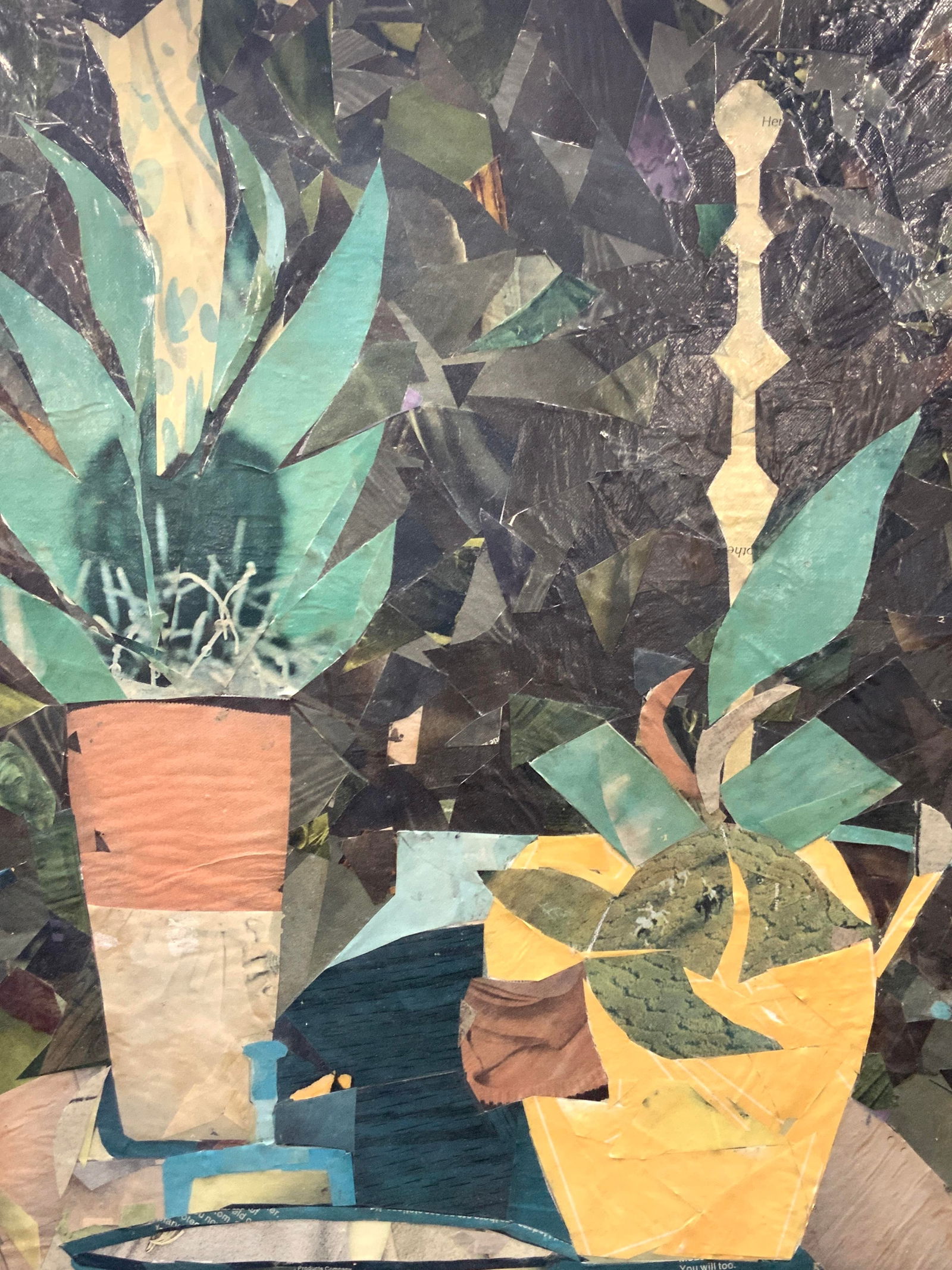 Hellen Altas Signed Collage Still Life (1 of 9)