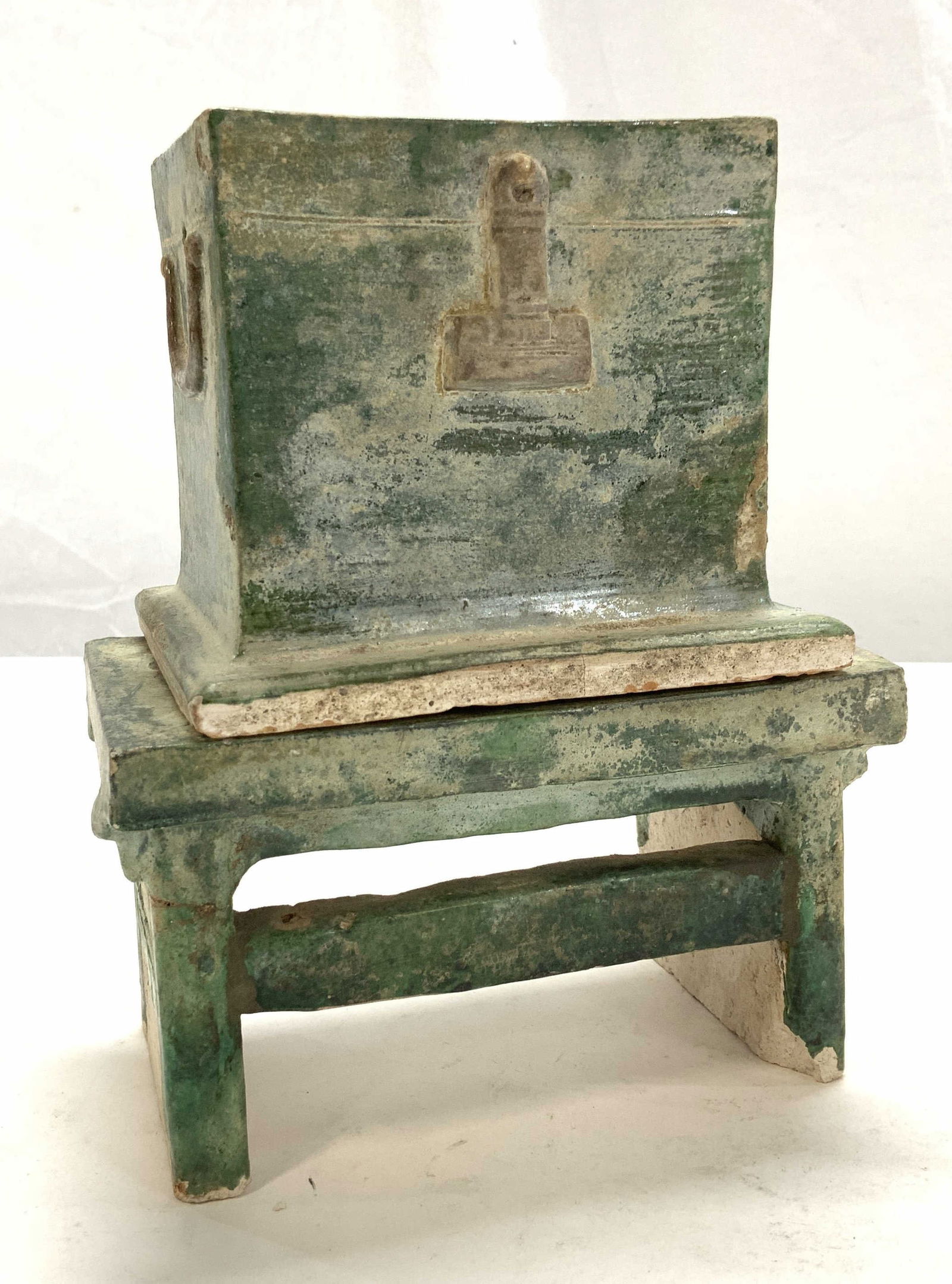 Old Chinese Ceramic Treasure Chest, 17th C, 2 (1 of 13)