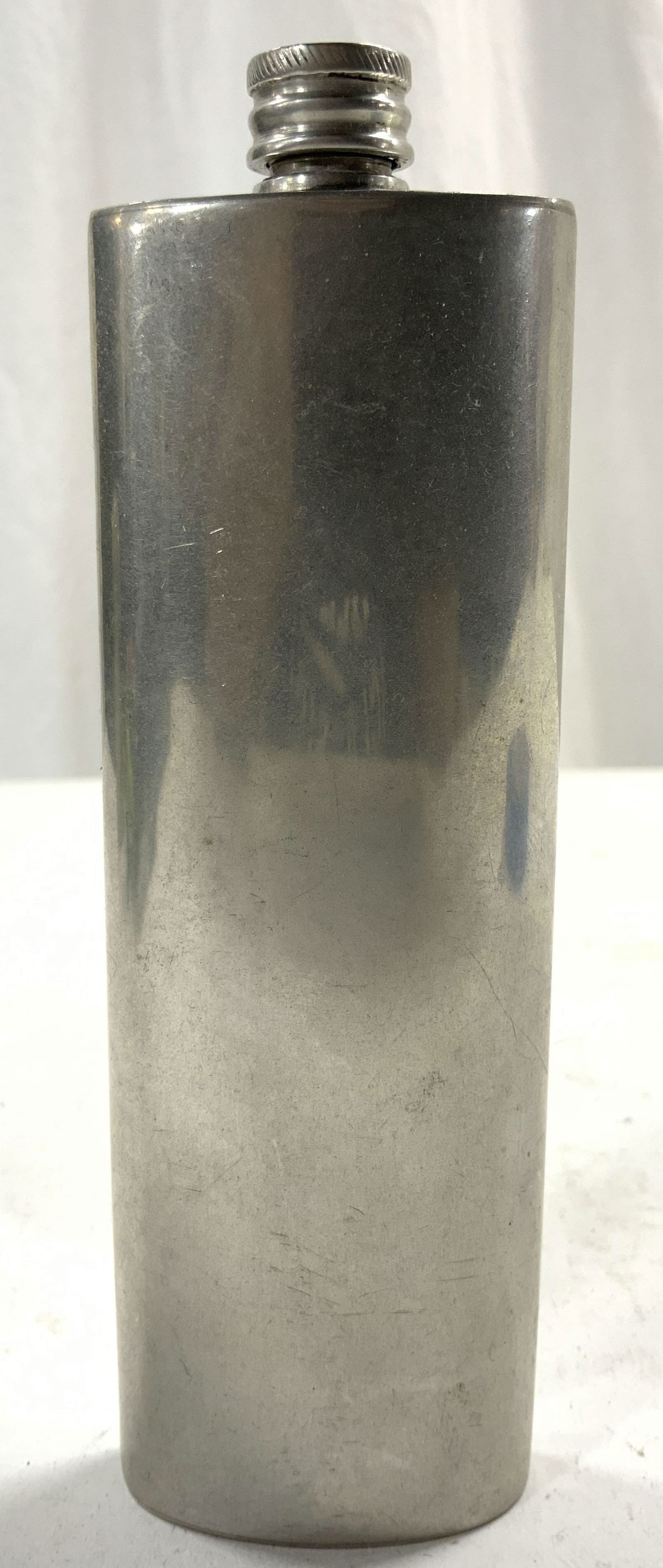 Vintage English Pewter Flask SHEFFIELD ENGLAND (1 of 6)