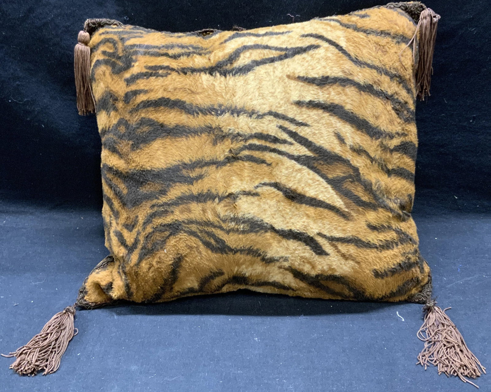 Faux Fur Tiger Print Accent Pillow (1 of 7)