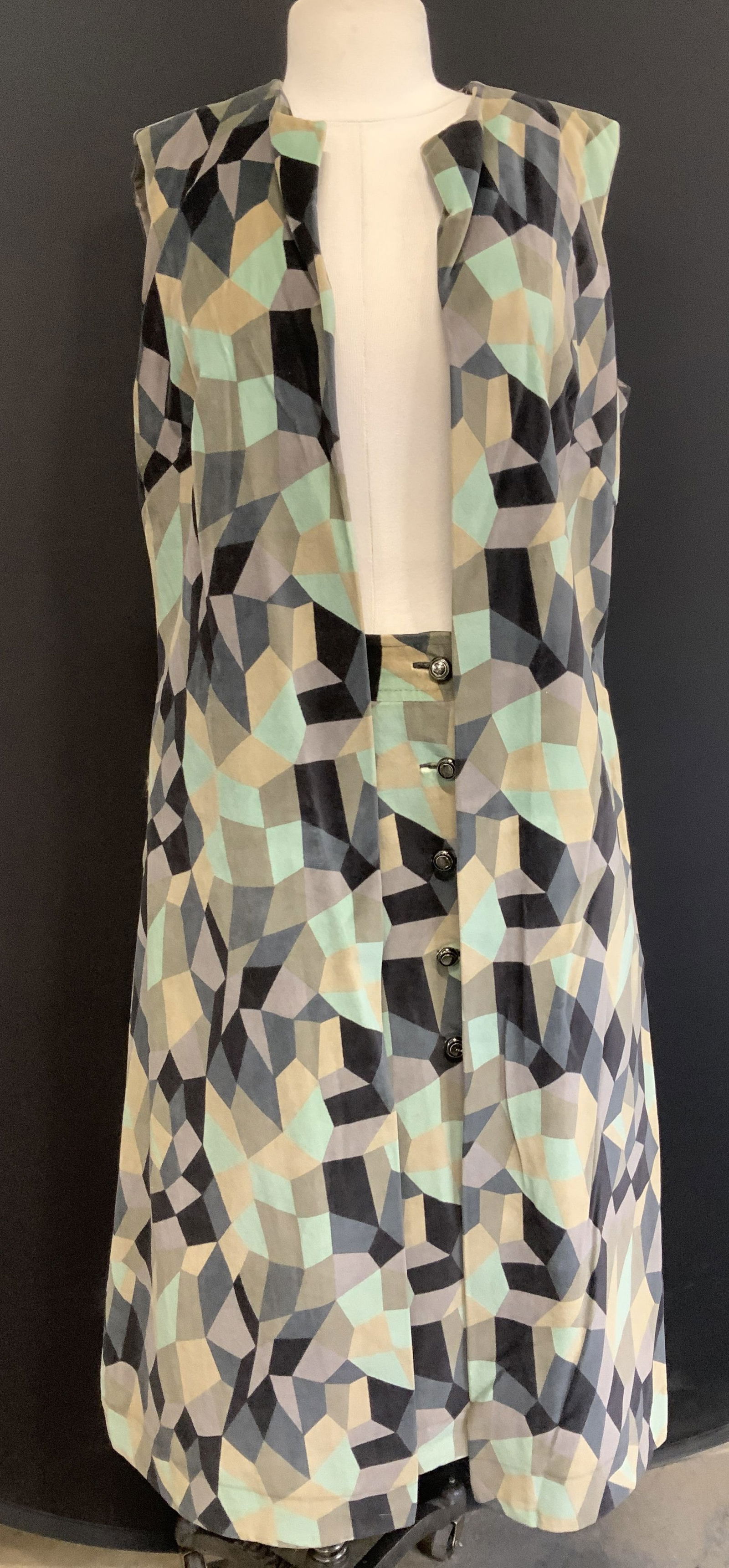 Breuninger Exquisit Vtg Velvet 2Pc Ensemble German (1 of 14)