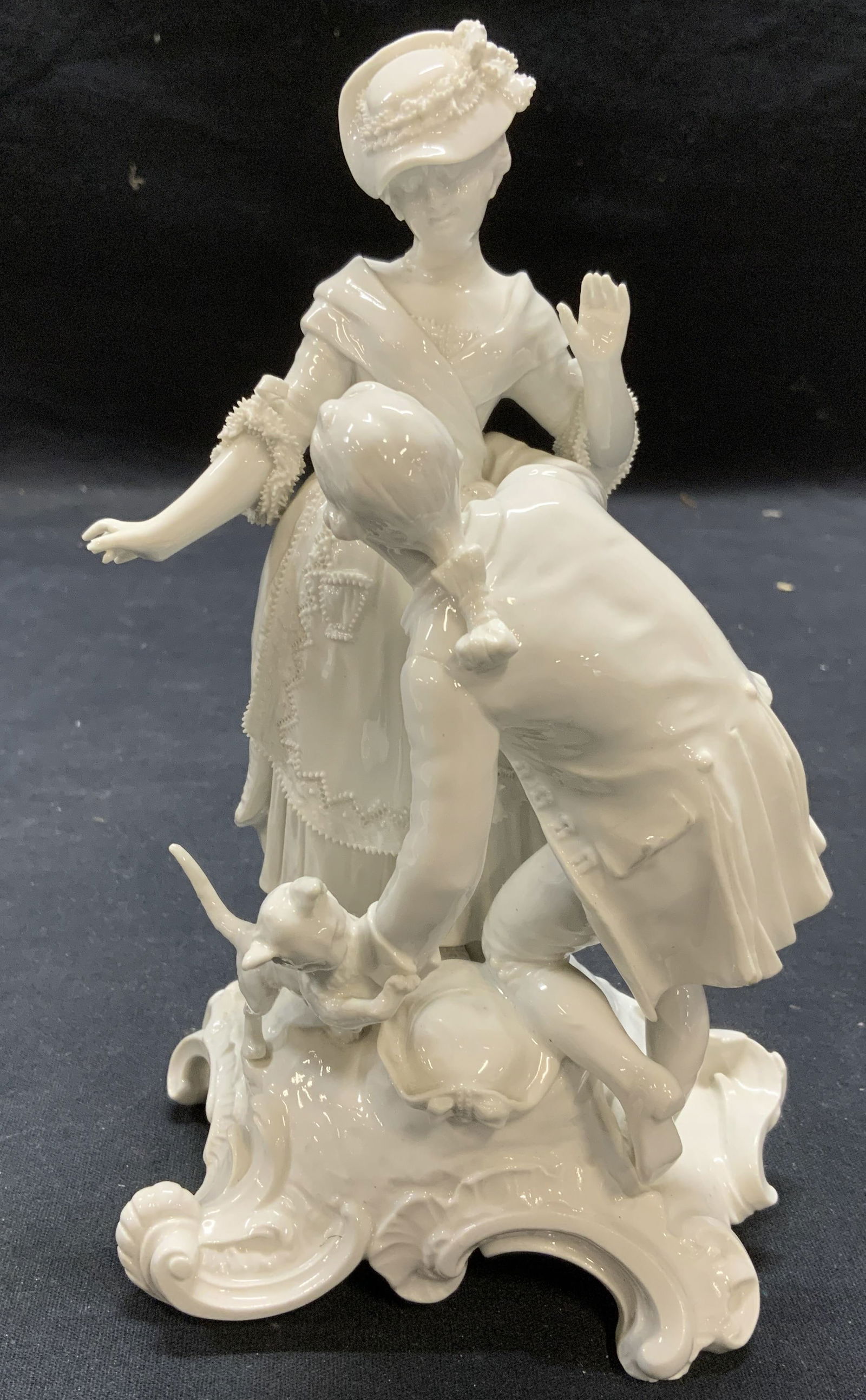 Antique KPM Berlin Porcelain Rococo Figurine (1 of 6)