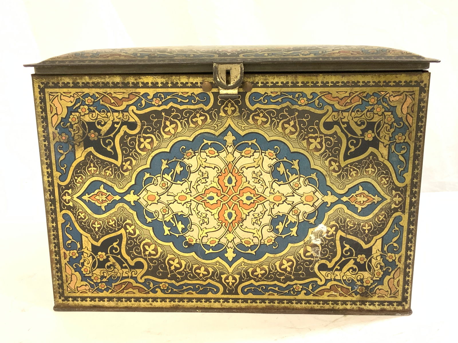 HJ Heinz 57 Antique Biscuit Toleware Tin Box 1910 (1 of 10)