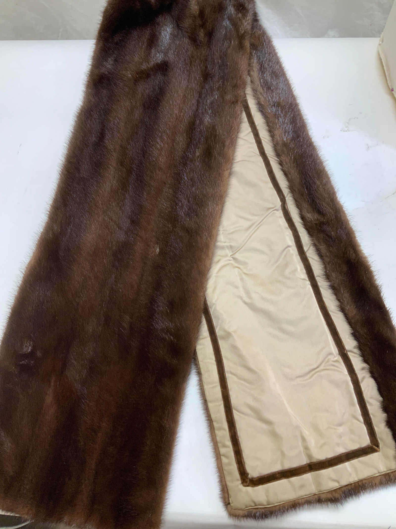 Mink shop neck wrap