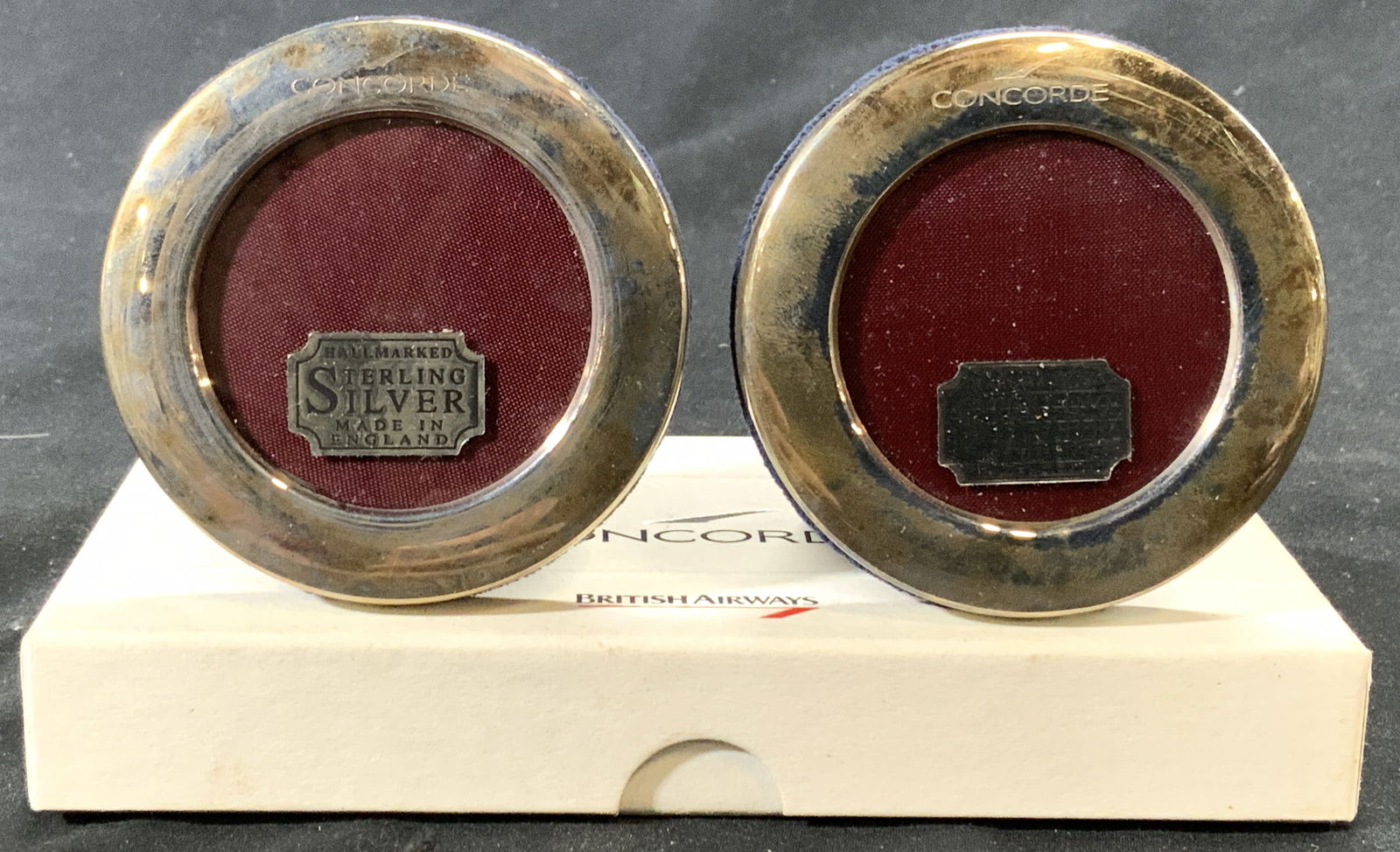 CONCORDE 2 Sterling Silver Picture Frame, England (1 of 6)