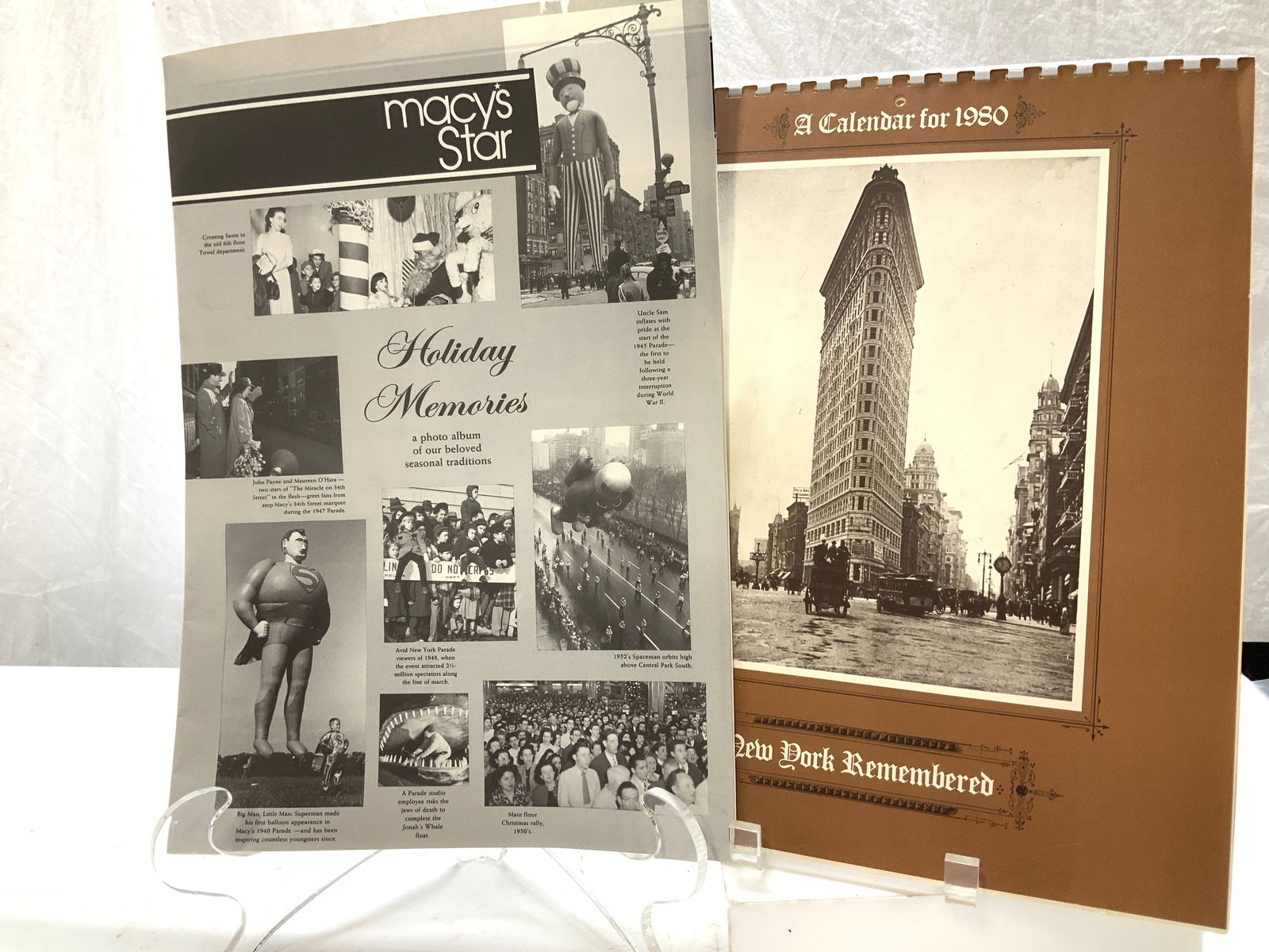 2 Macys 1985 Star Photo Book & 1980 NYC Calendar (1 of 11)