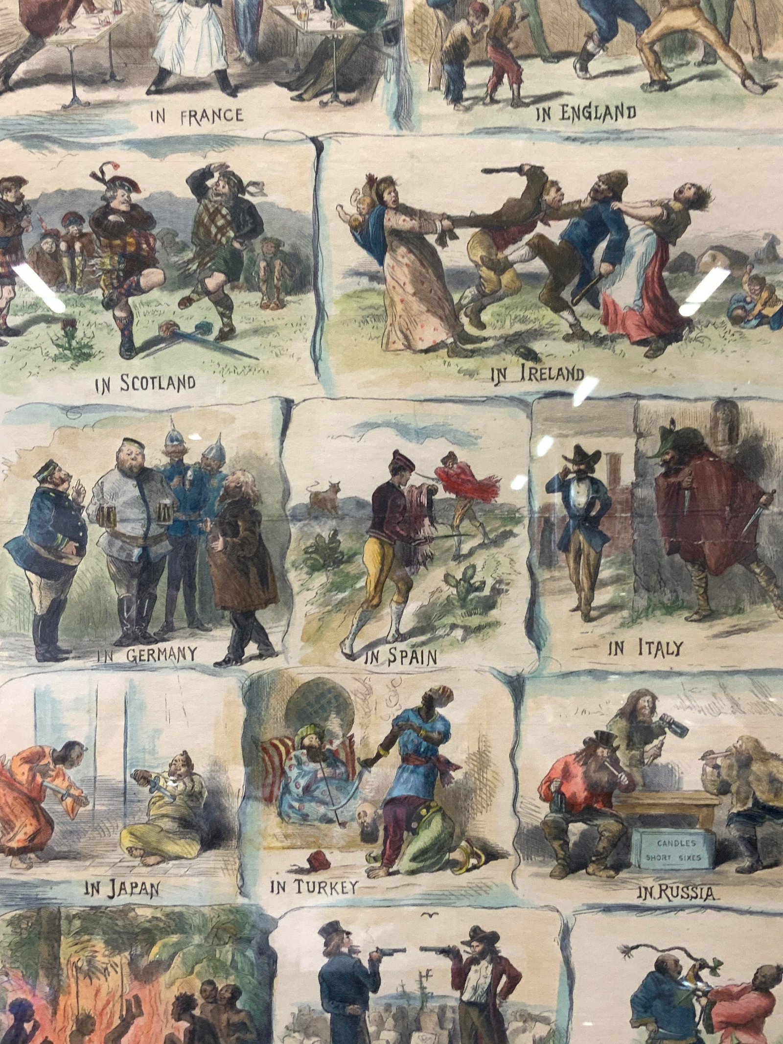 J.G.Parker Vintage Hand Colored Chromolithograph (1 of 13)