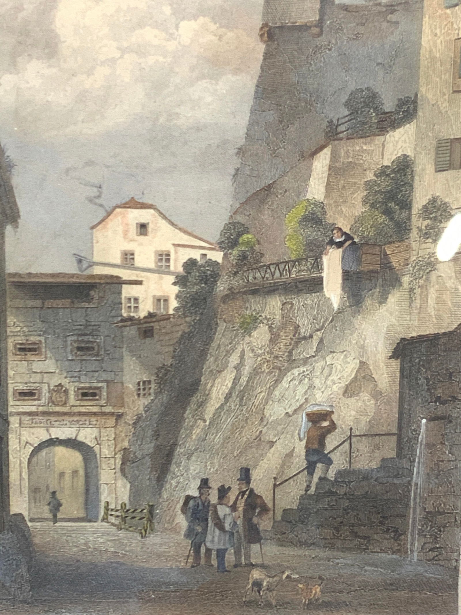 Vintage Furz & Poppel Salzburg Colored Etching (1 of 9)