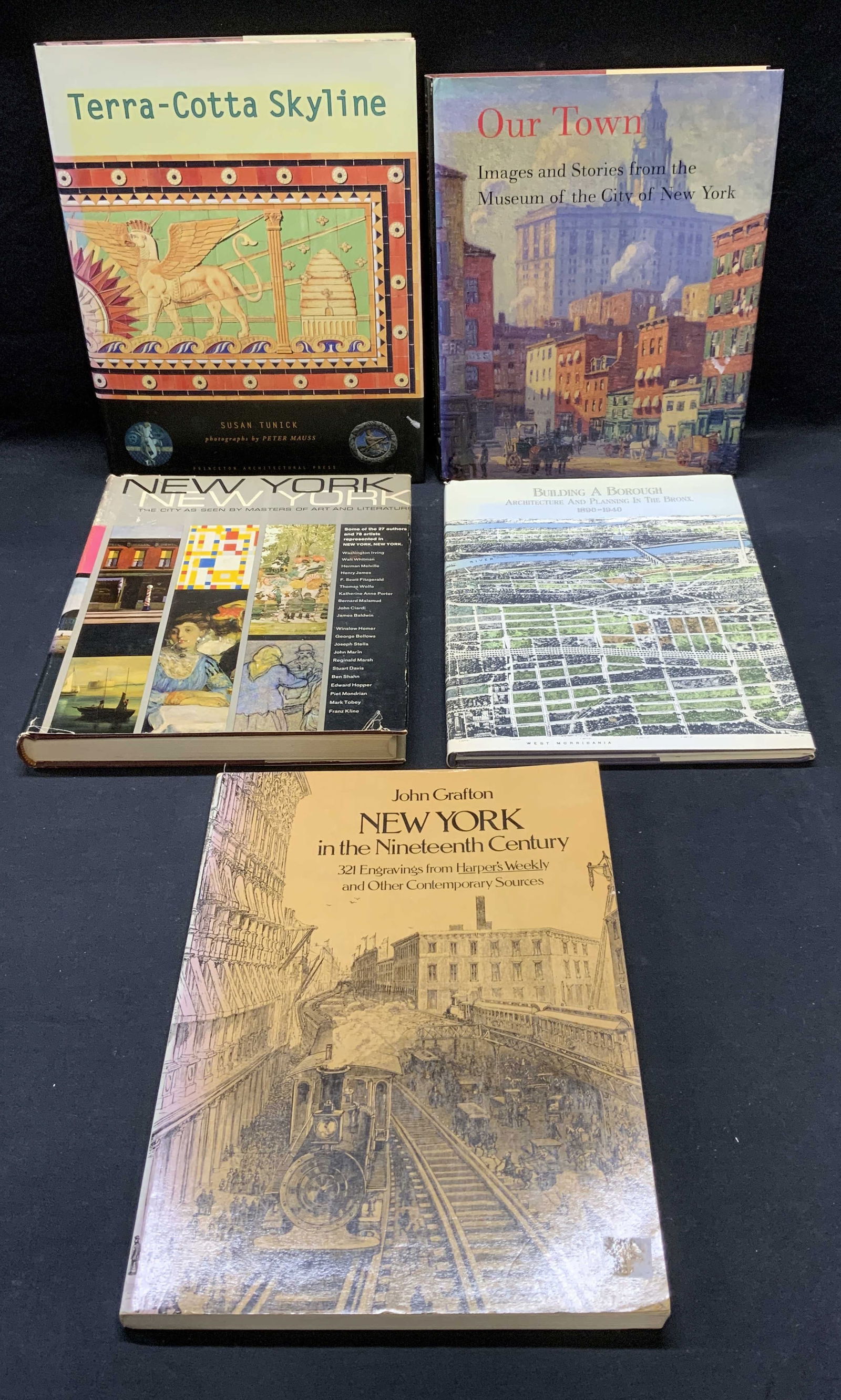 5 Signed Susan Tunick Book llust NYC Books 1965-97 (1 of 20)