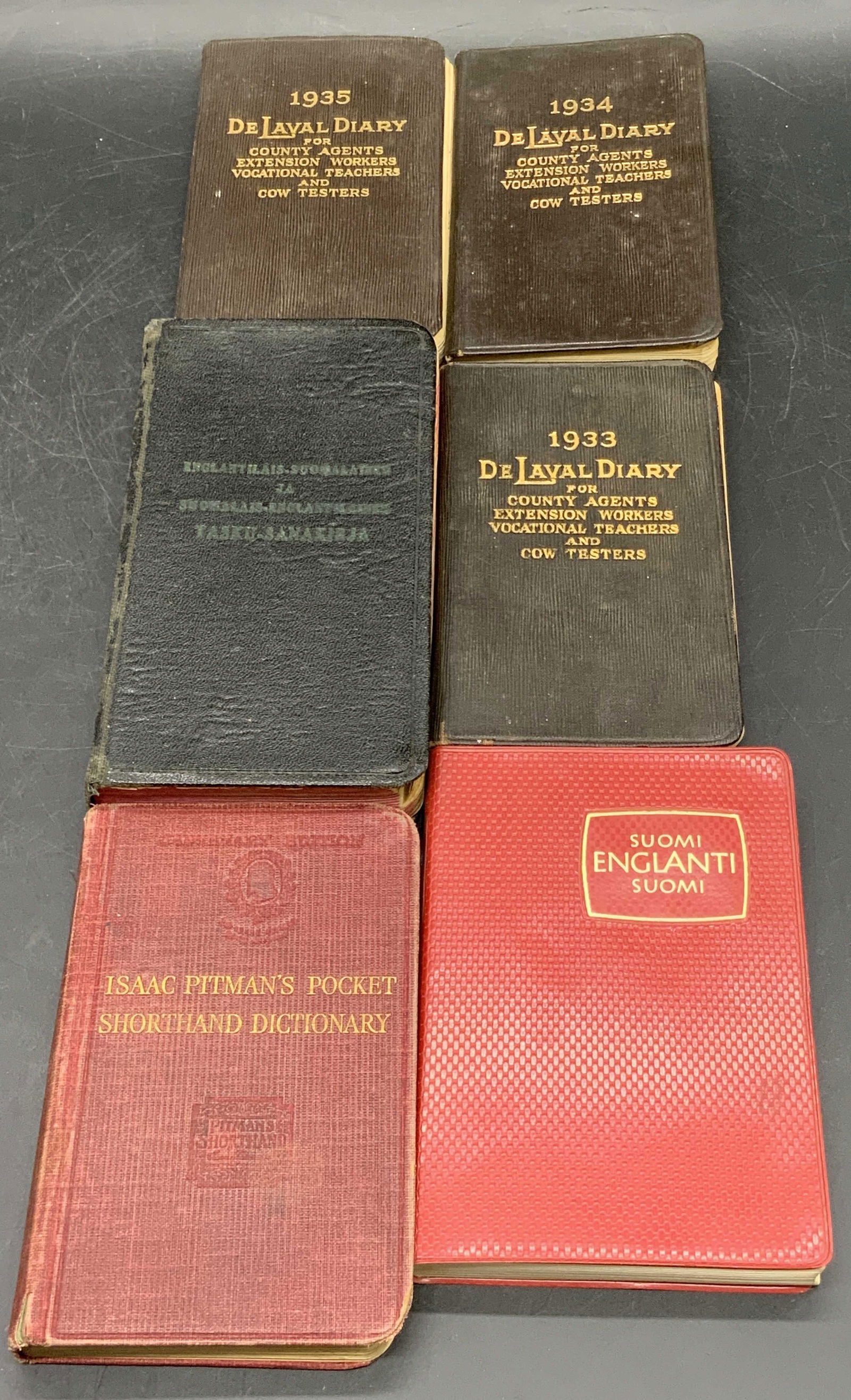 6 Antique & Vintage Books, Dictionaries, 1910-1956 (1 of 16)