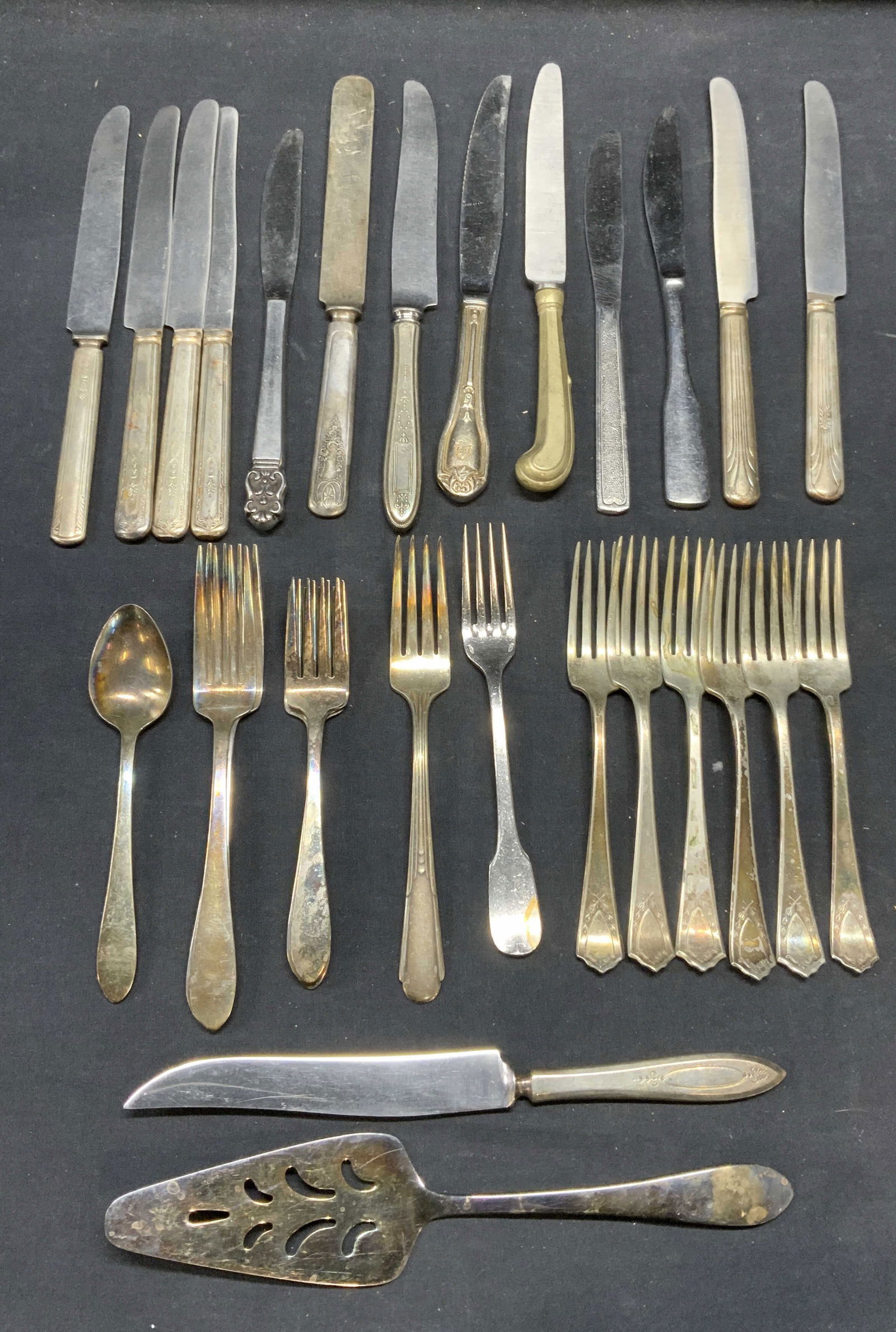 Lot 30 International, Rogers + Silver Pl Flatware (1 of 15)
