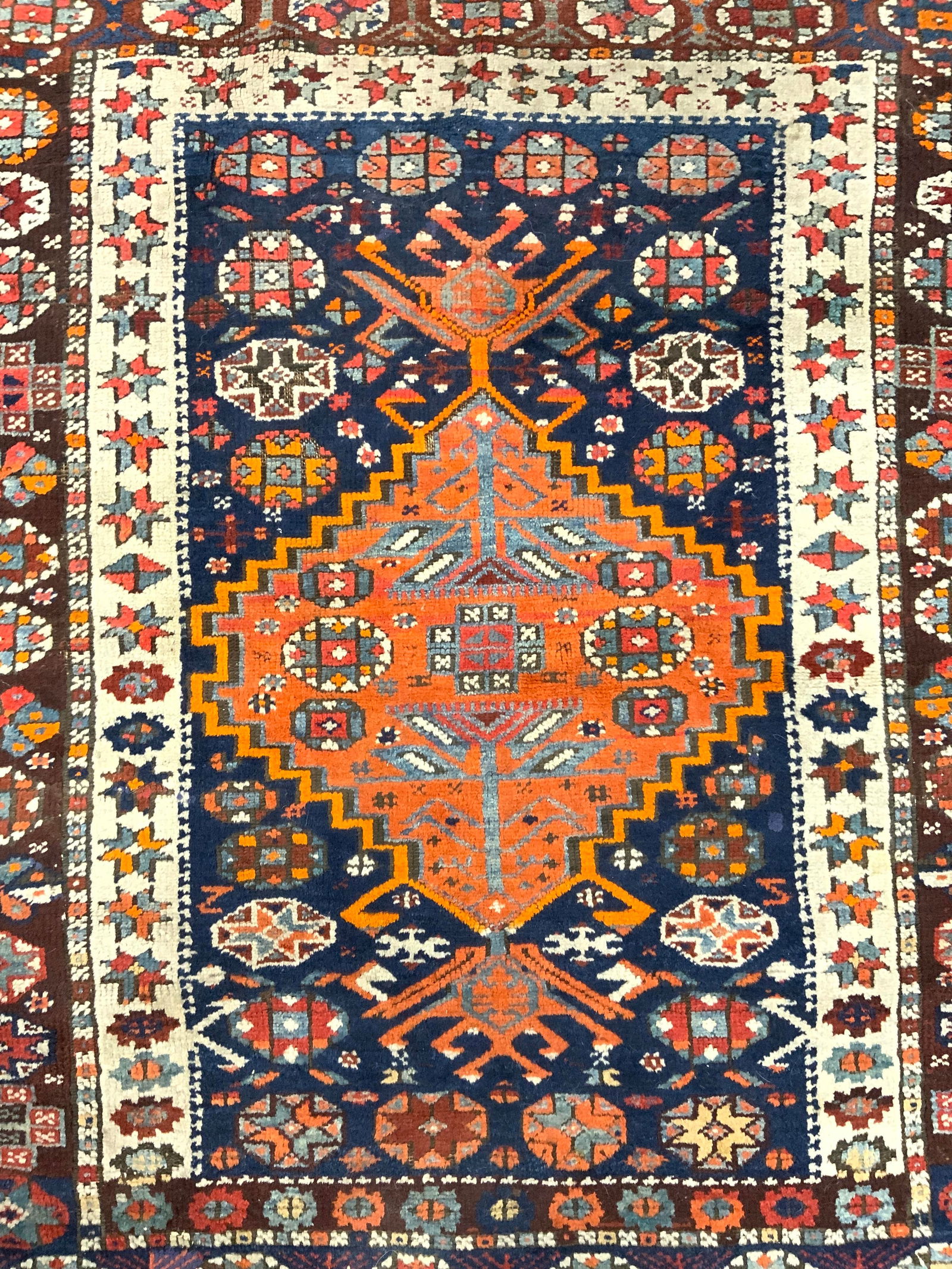 Vintage Handmade KAZAK Wool Area Rug (1 of 7)