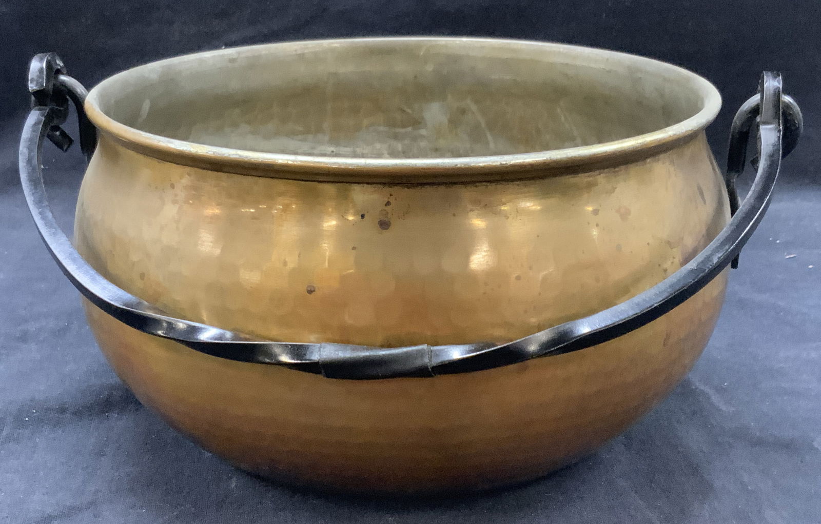 Vtng Vinora Hammered Copper Cooking Pot, Germany (1 of 6)