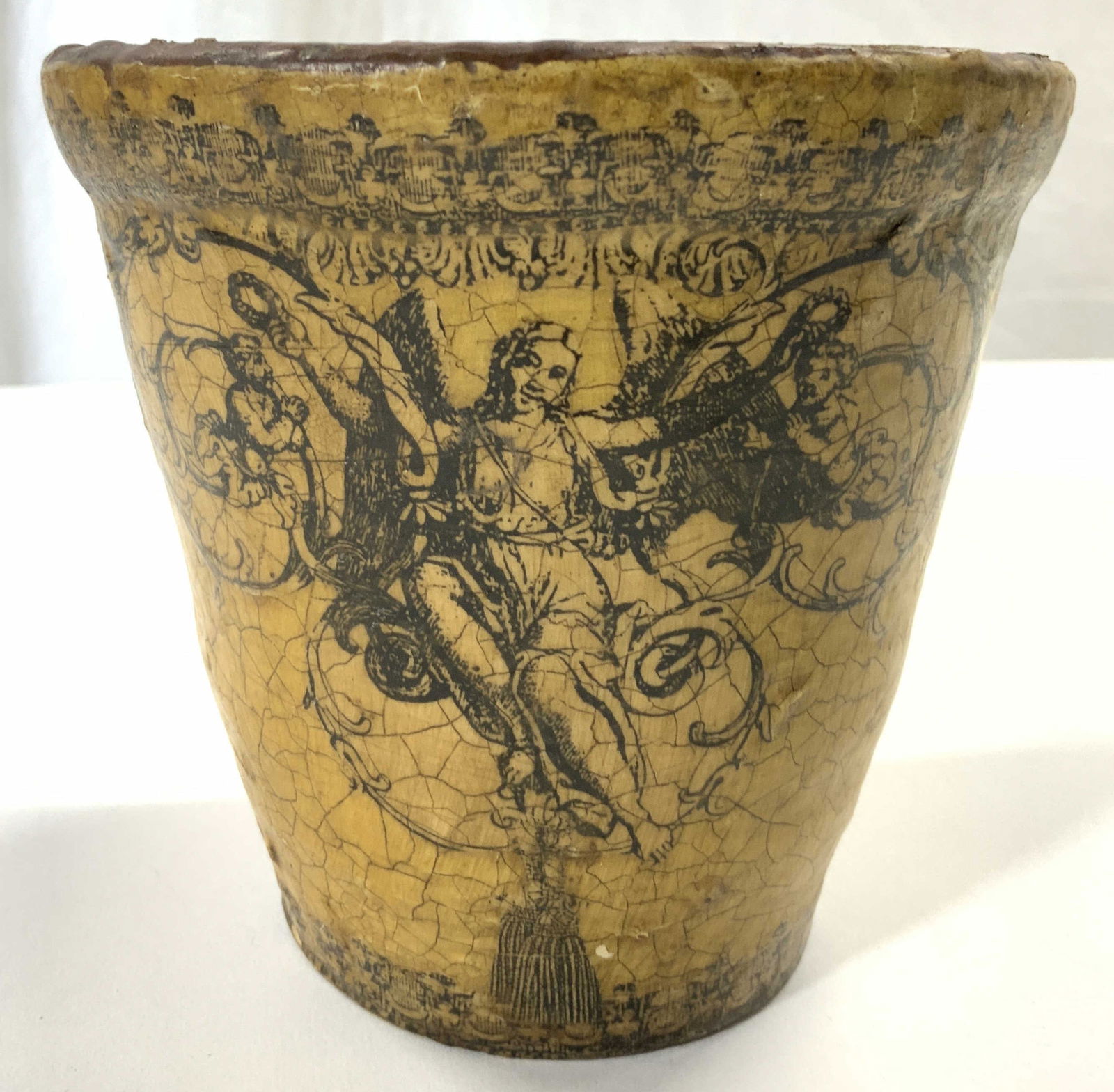 Vintage Victorian Style Terra Cotta Planter (1 of 7)