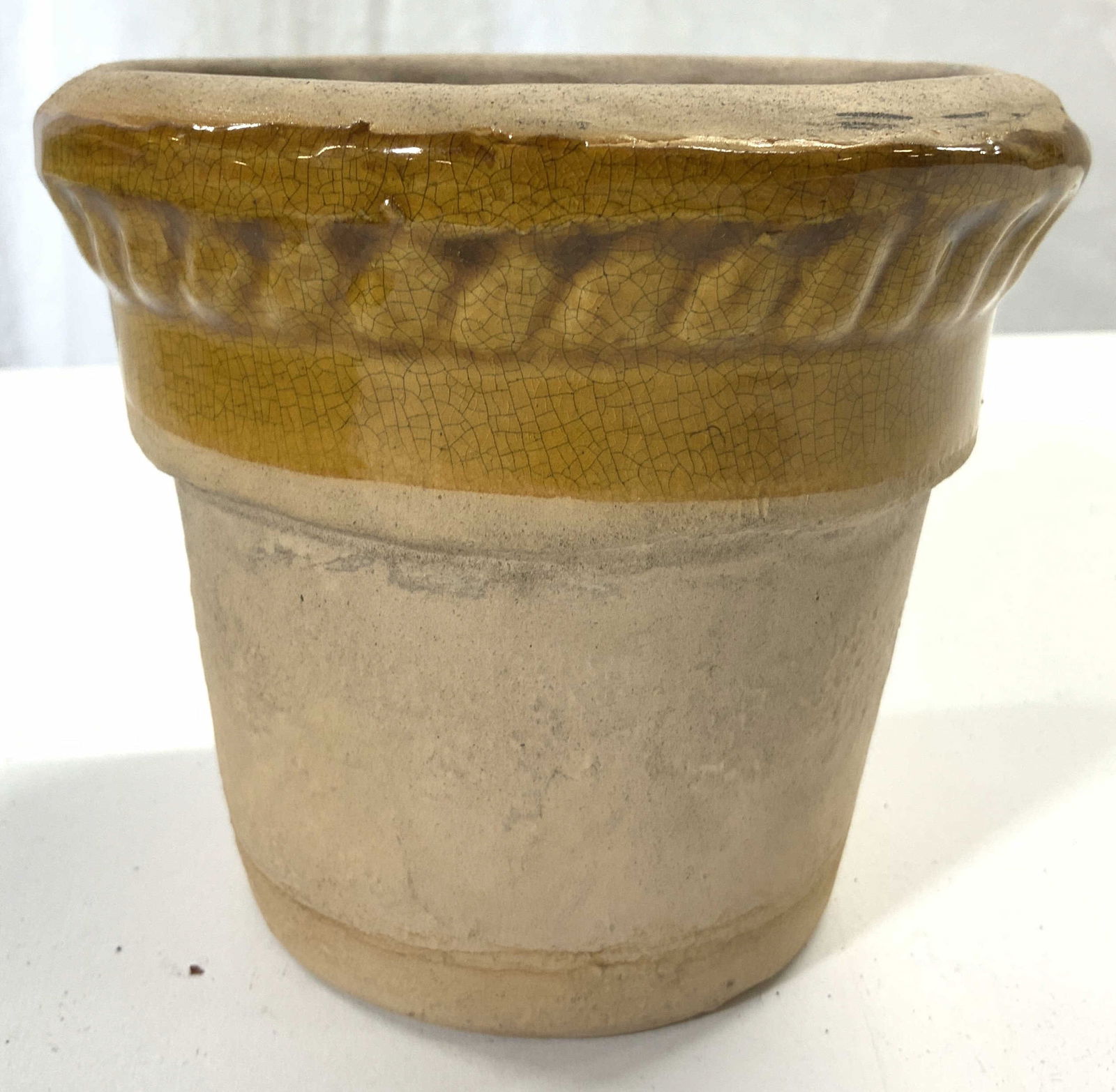 RPW Ceramic Planter Vessel W Partial Glaze USA (1 of 6)