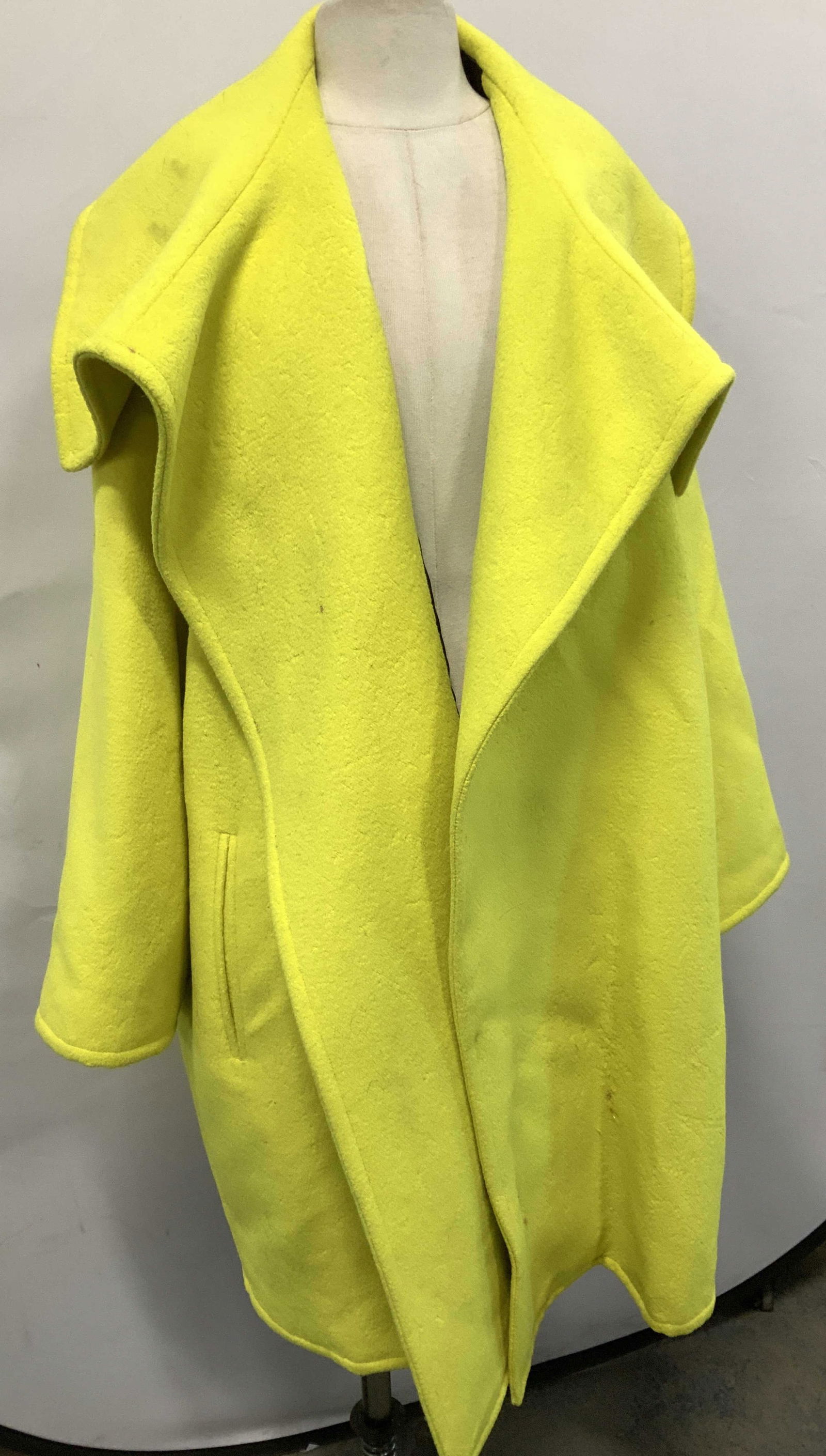 Neon Chartreuse Winter Plush Coat (1 of 6)