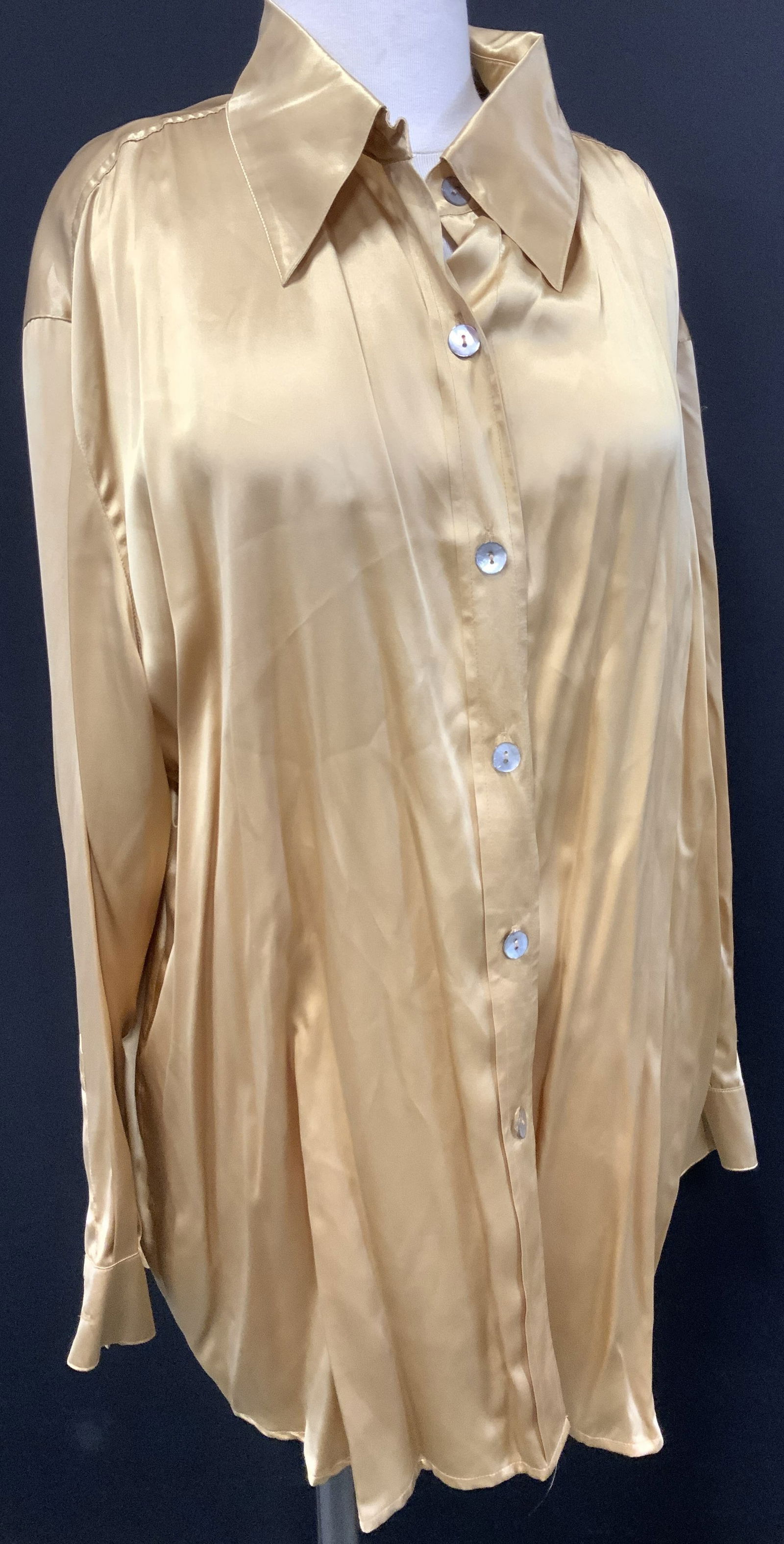 Silk Club Plus Size Silk Blouse, NWT, 2x (1 of 7)