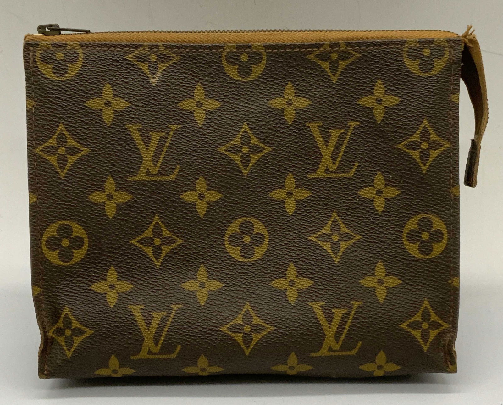 Louis Vuitton Monogram Brown Leather Pouch (1 of 7)