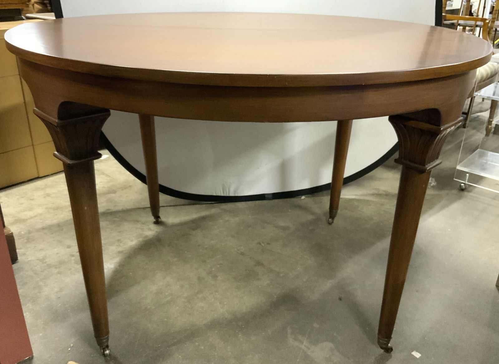 Wooden Dining Table W 2 Table Leaves (1 of 8)