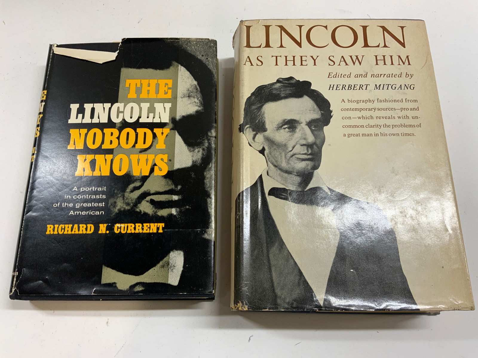Lot2 Vintage Abraham Lincoln Books Illus 1956&1958 (1 of 8)