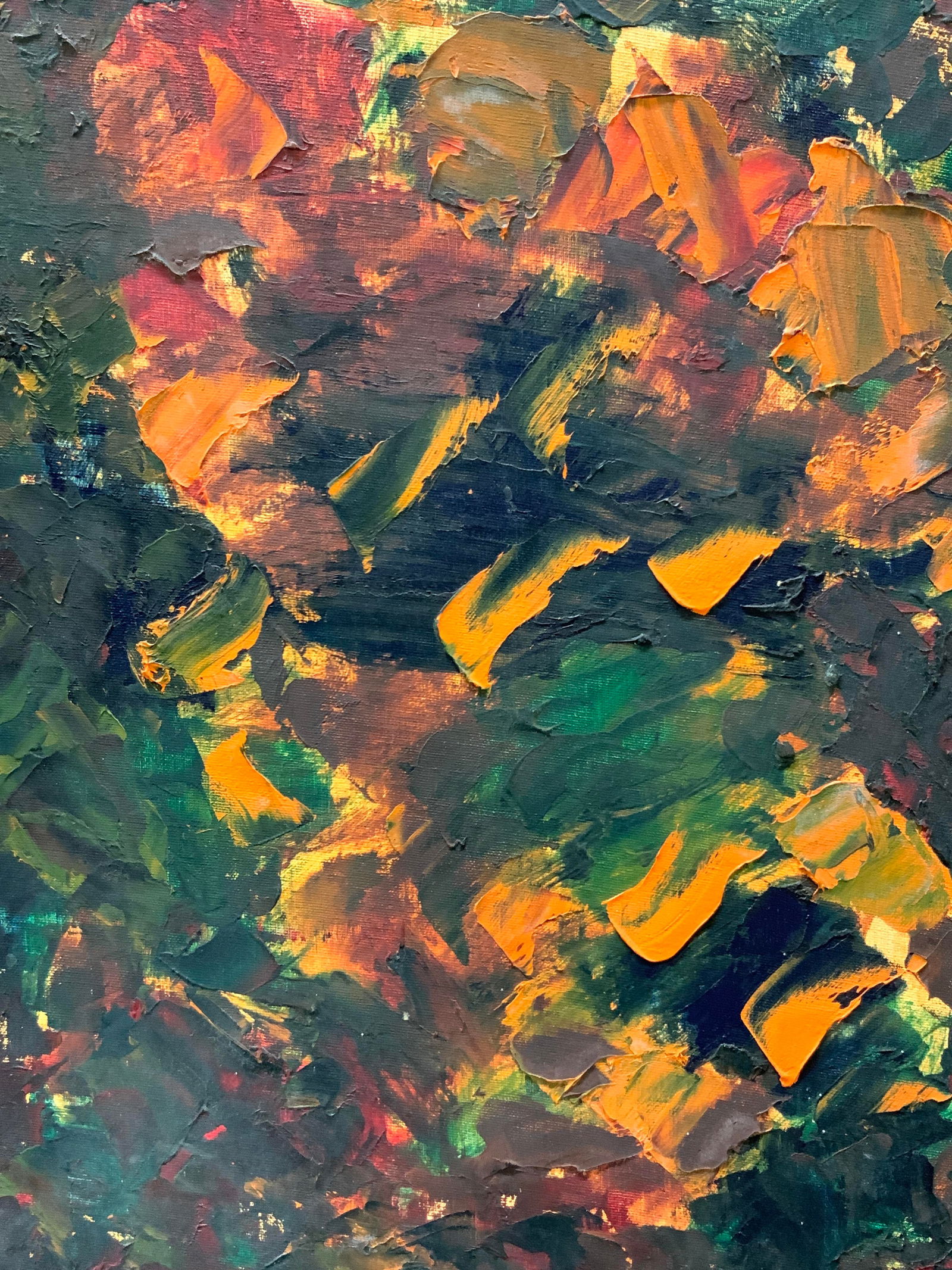 Abstract Acrylic Painting On Canvas Board (1 of 7)