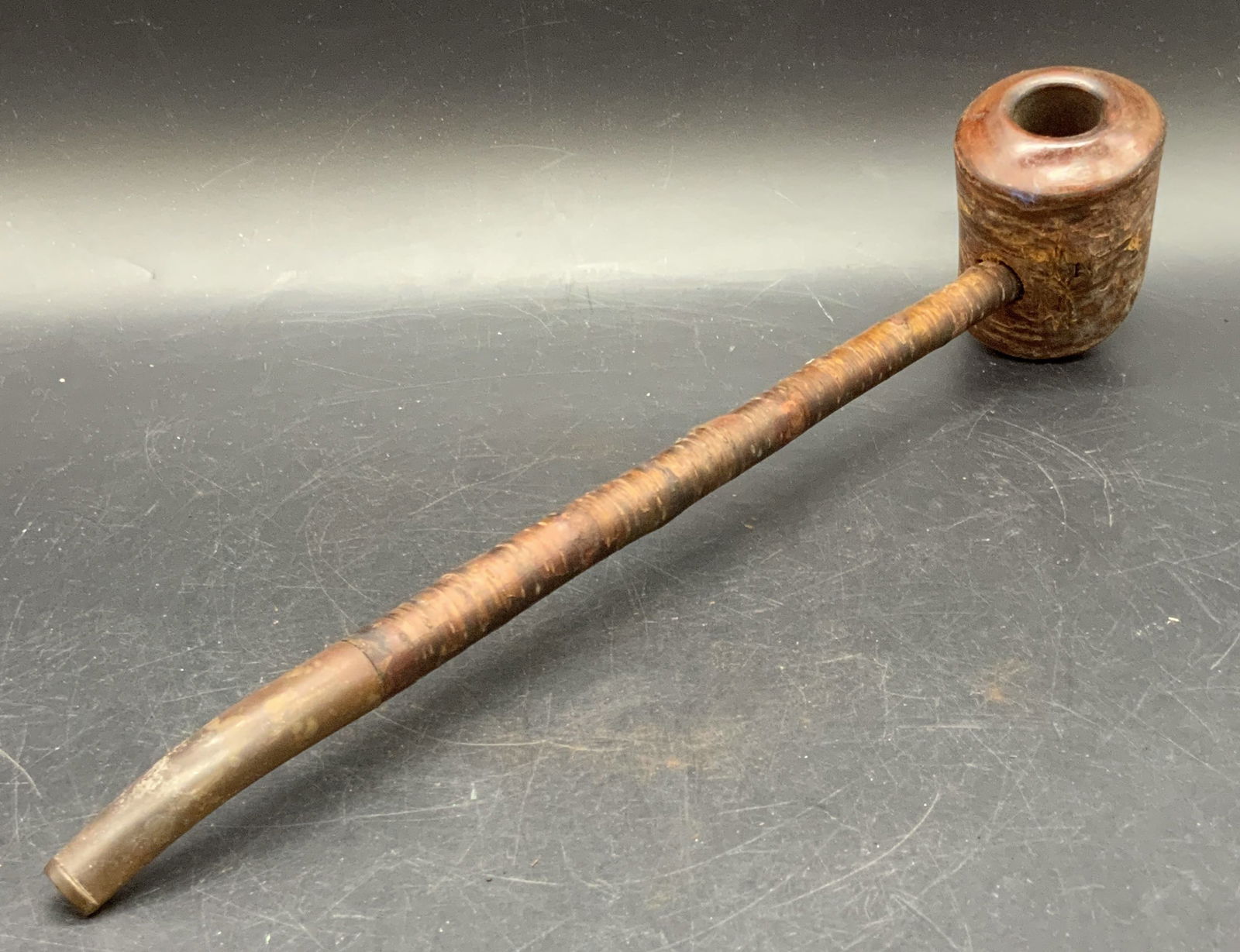 ROPP Signed Vintage Handmade Wooden Pipe 1ft2in (1 of 14)