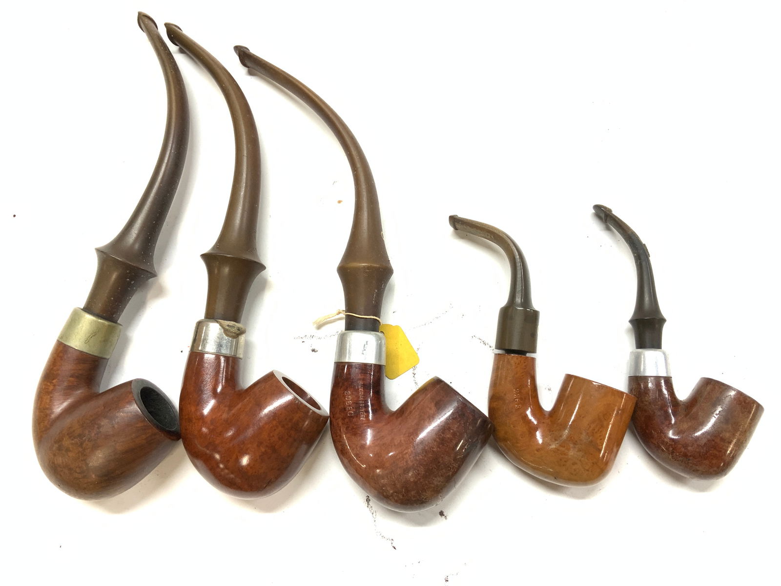 Lot 5 Wellington, KB&B Wood/Sterling Smoking Pipes (1 of 15)