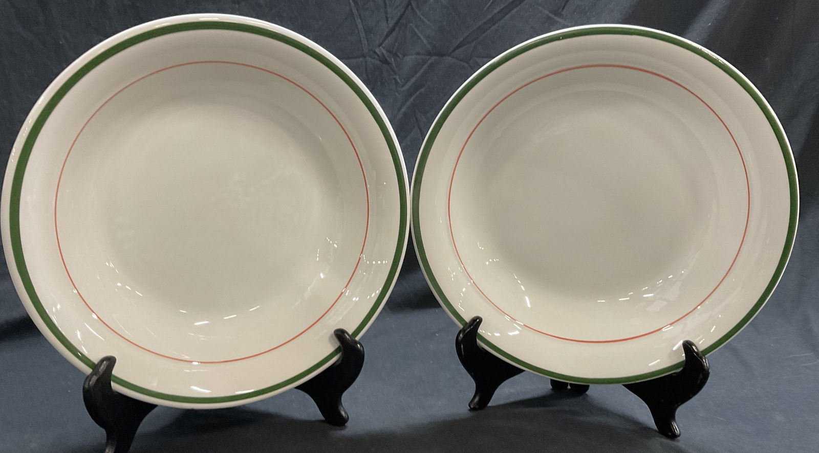 2 QUADRIFOGLIO Ceramic Serving Bowls Italy 12in (1 of 6)