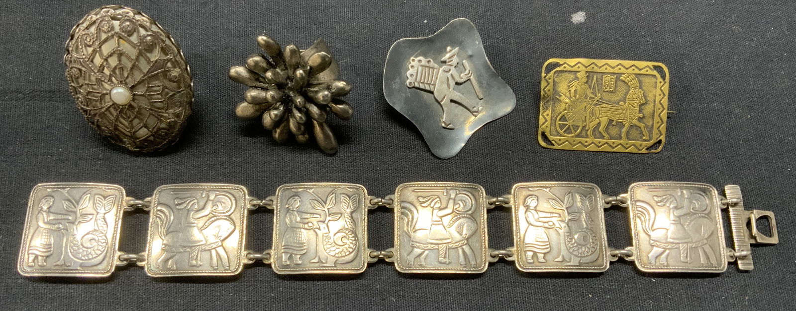 5 David Andersen Sterling Silver Bracelet, More (1 of 15)