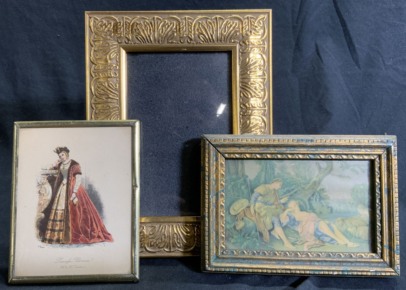 Lot 3 Vintage Assorted Picture Frames (1 of 7)