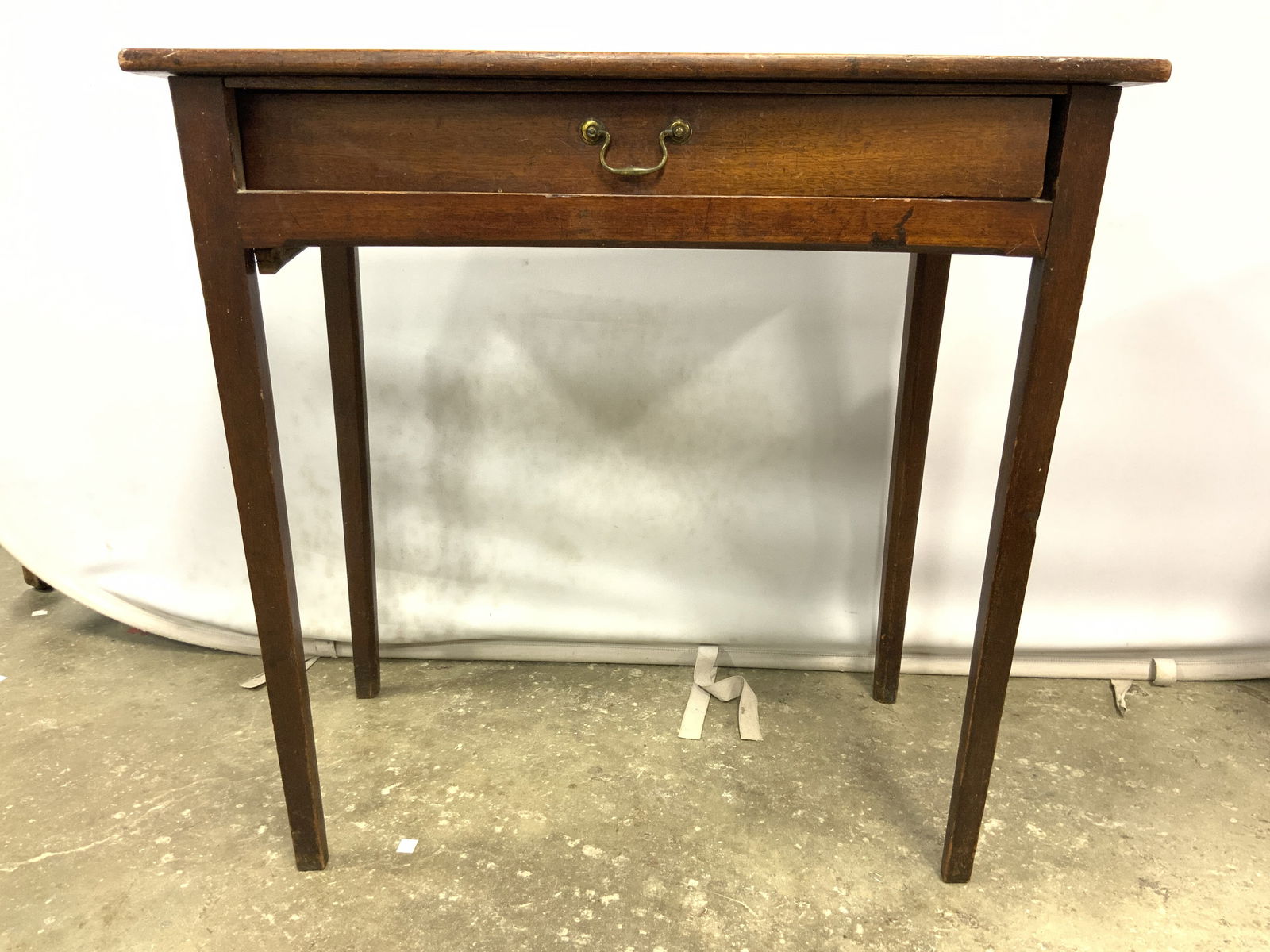 Vintage Wooden Accent Table W Drawer (1 of 10)
