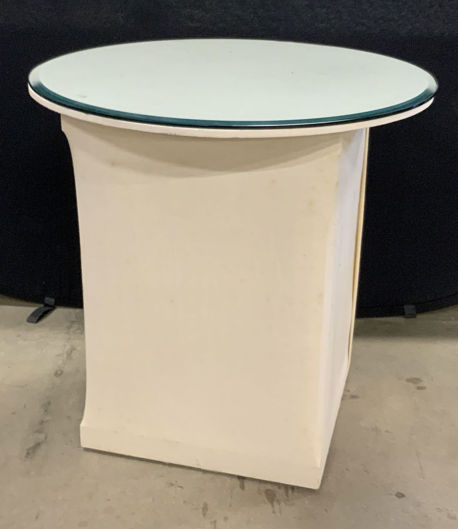 Vintage Skirted Circular Side Table (1 of 10)