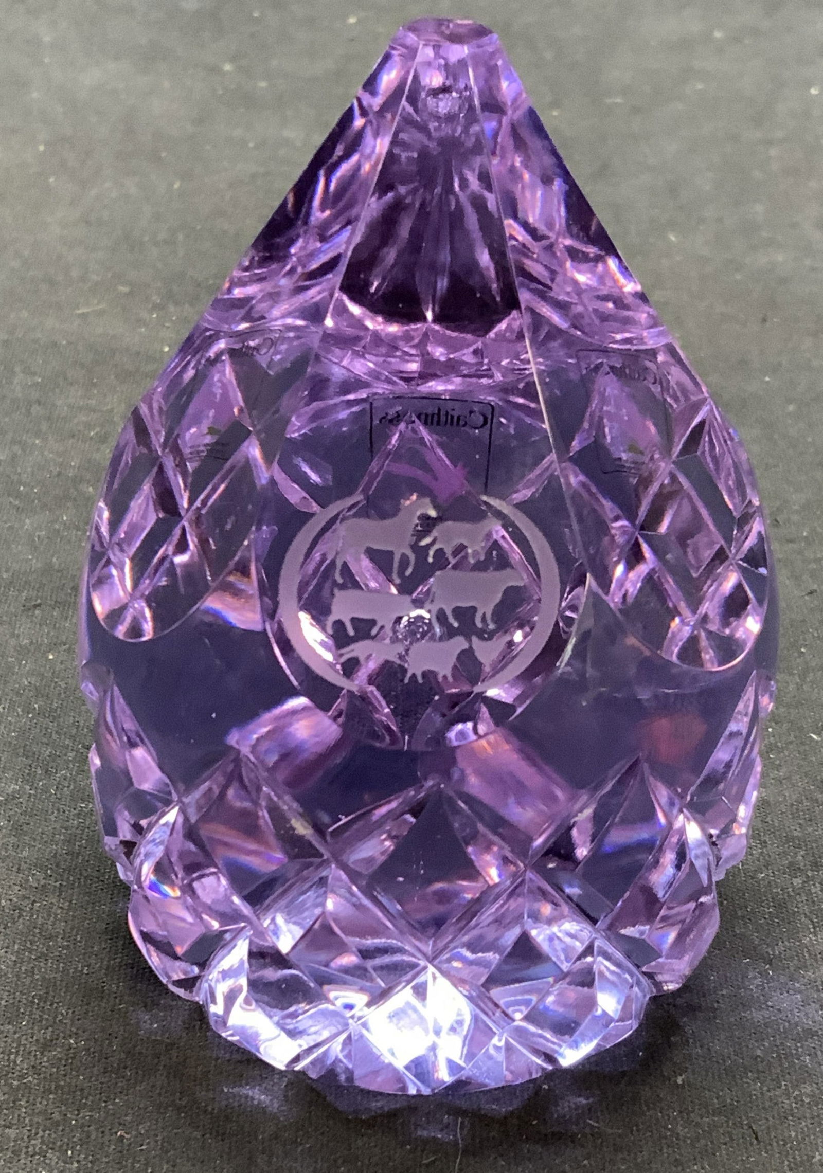 Caithness Purple Crystal Animal Paperweight Uk Auction