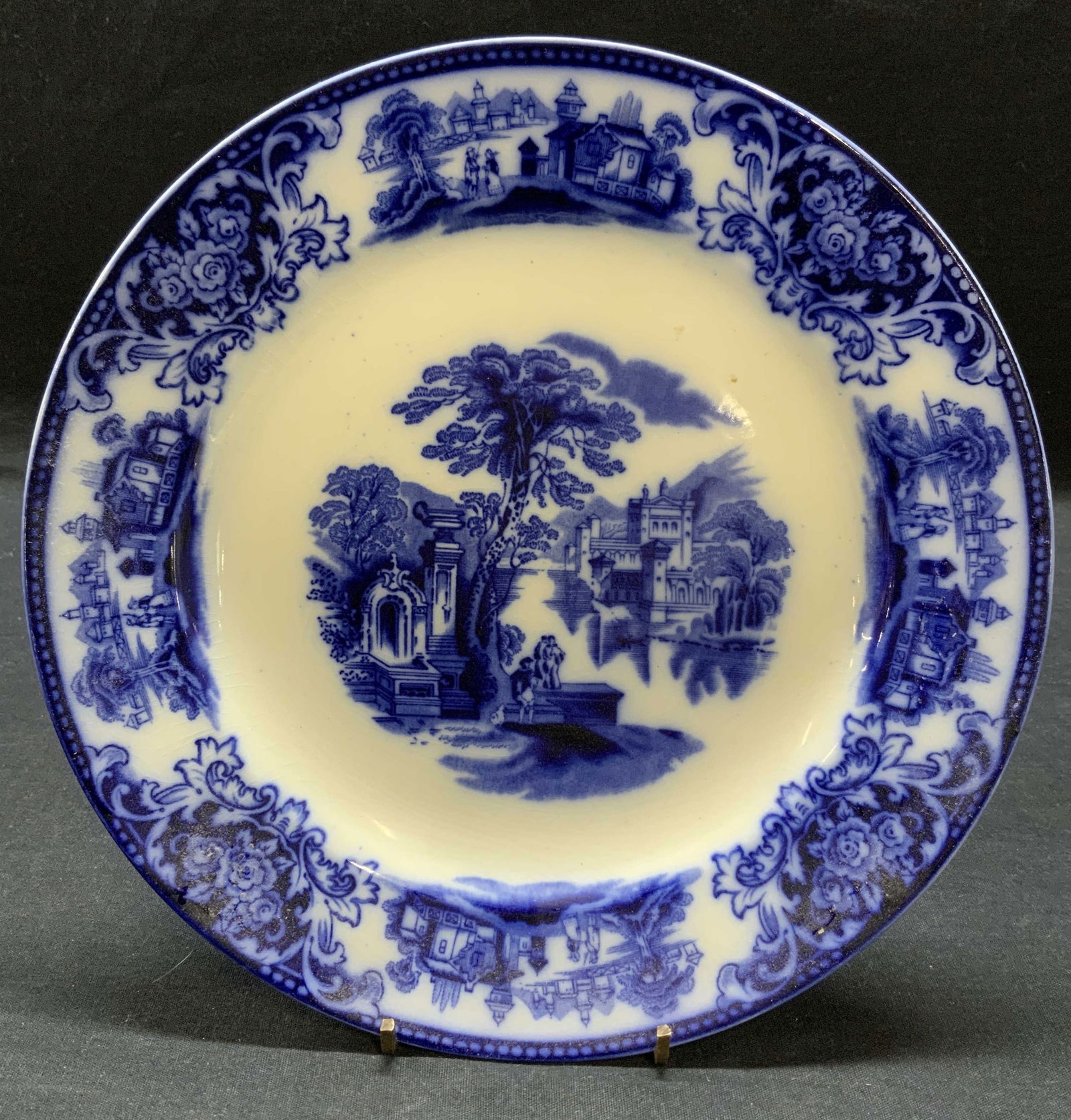 Antique W H Grindley Shanghai Plate, England (1 of 7)