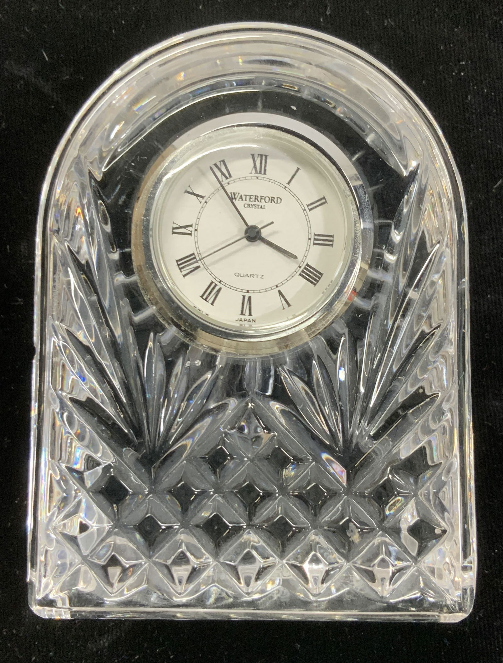 Waterford LISMORE Crystal Dome Quartz Clock (1 of 6)