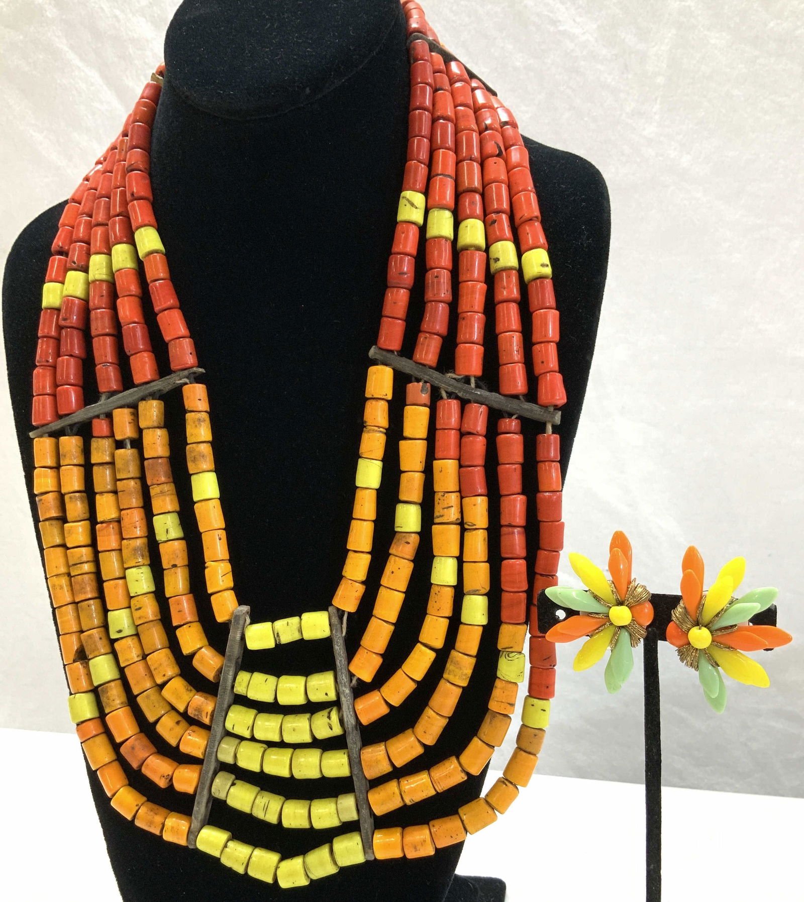 2 Fashion Jewelry, Necklace & W Germany Earrings (1 of 6)