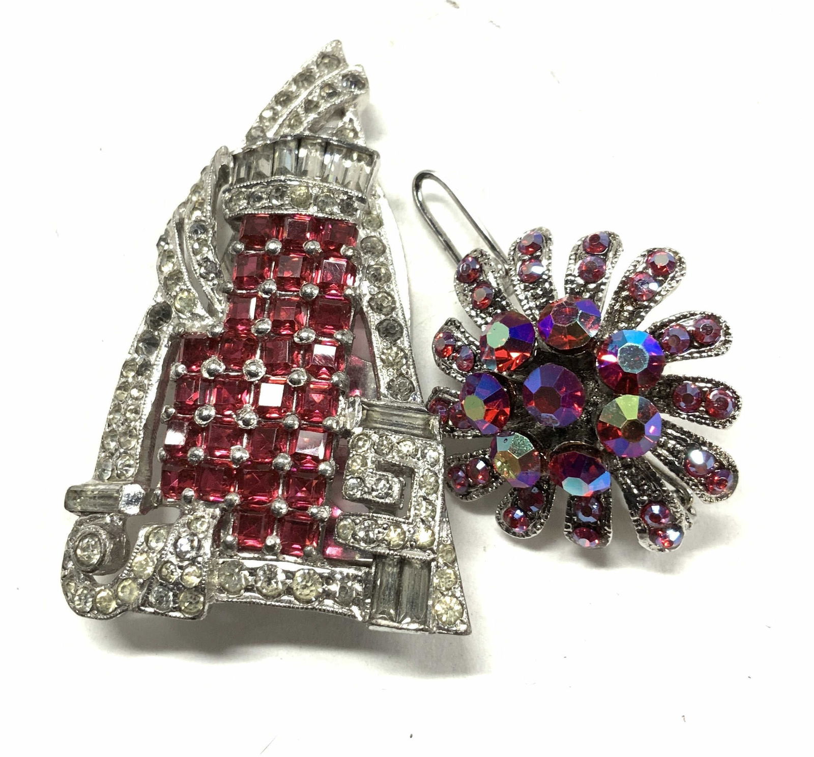 R de Rosa Crystal Dress Clip, Crystal Barrette, 2 (1 of 6)